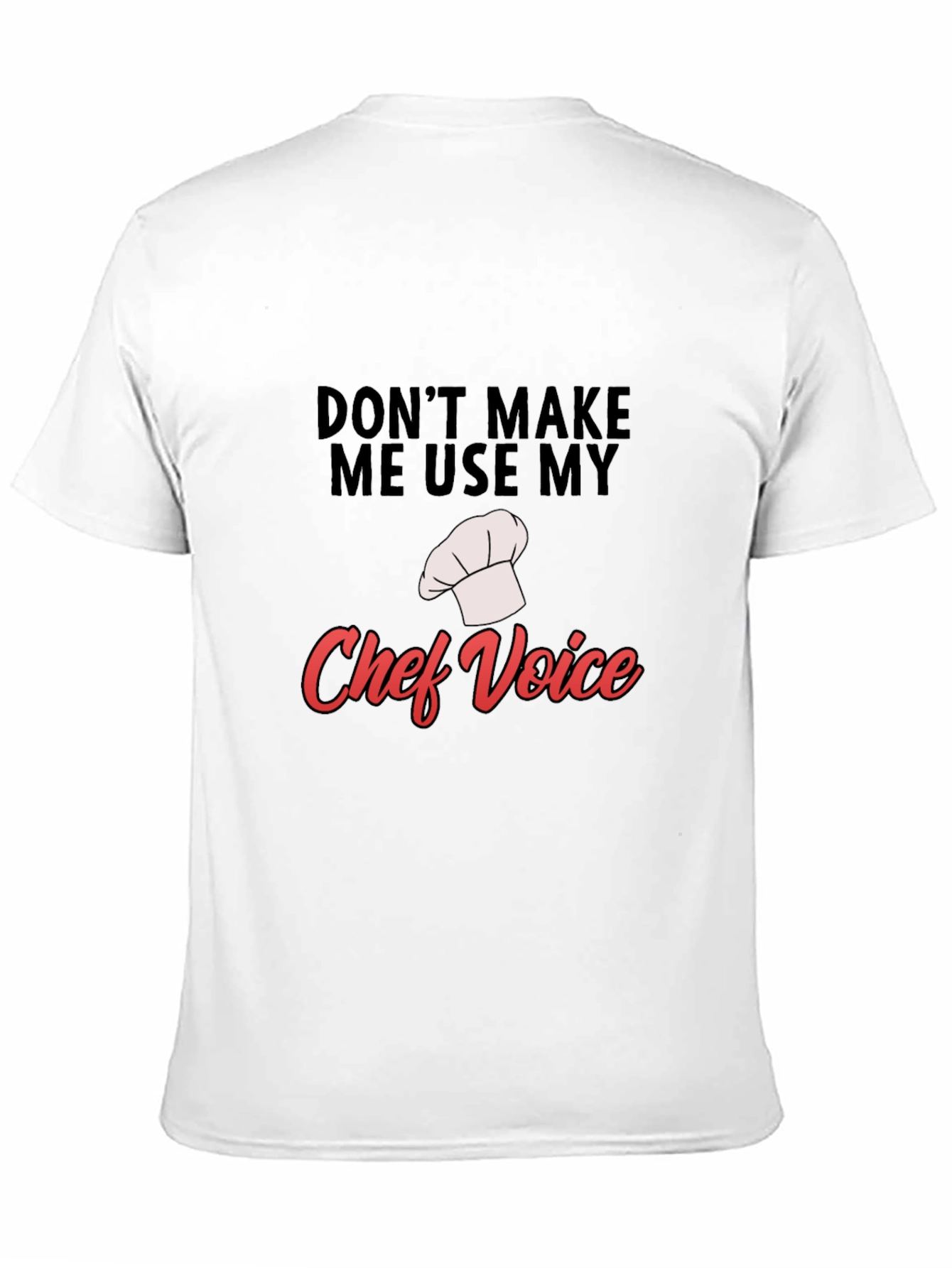 Chef Voice Graphic Tee - Funny Cook Shirt