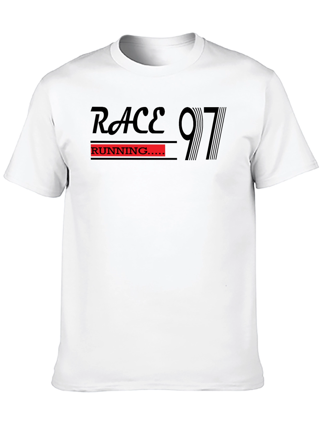 Race Running 97 Black T-Shirt