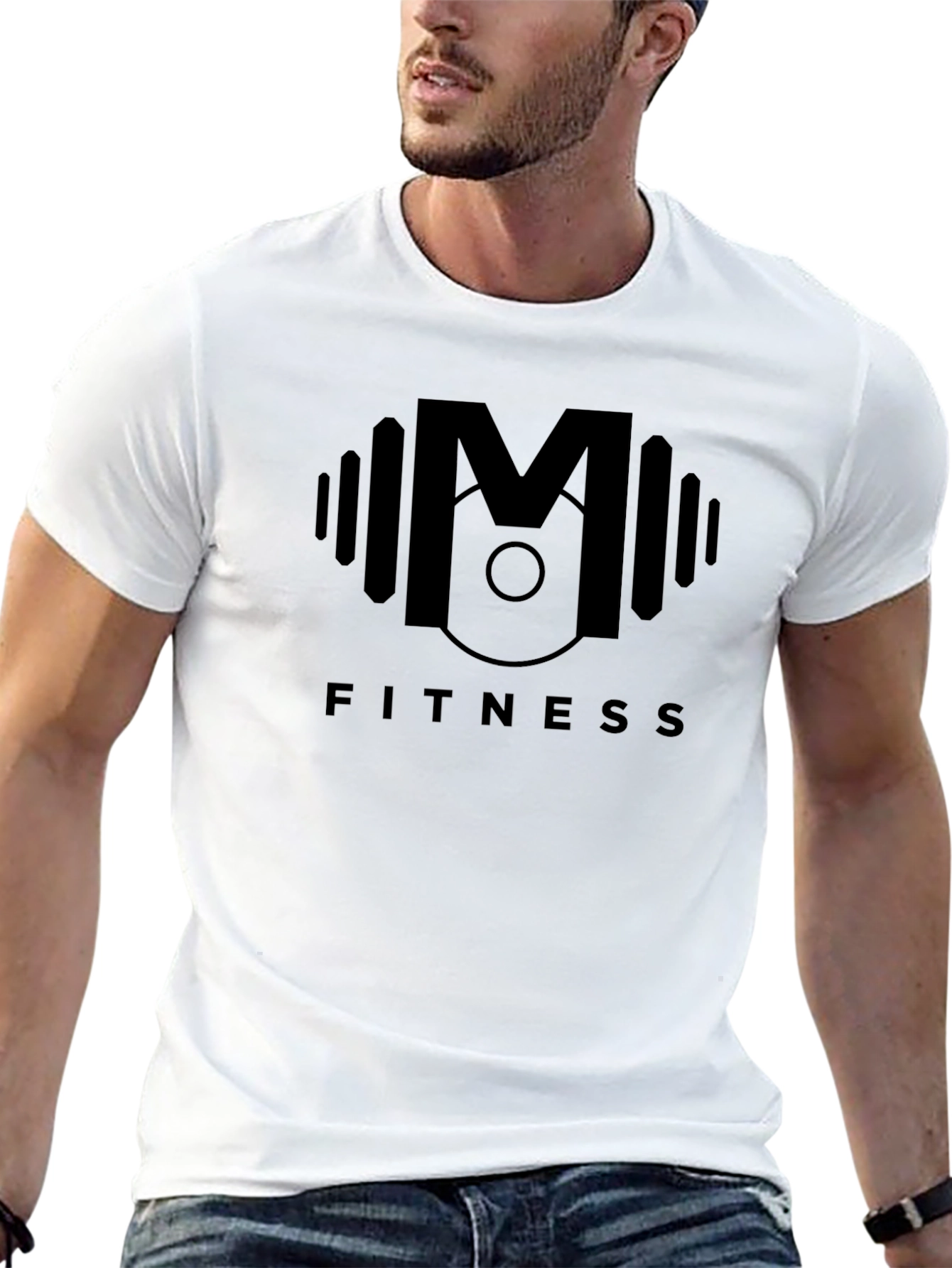 Fitness T-Shirt - Black Graphic Tee