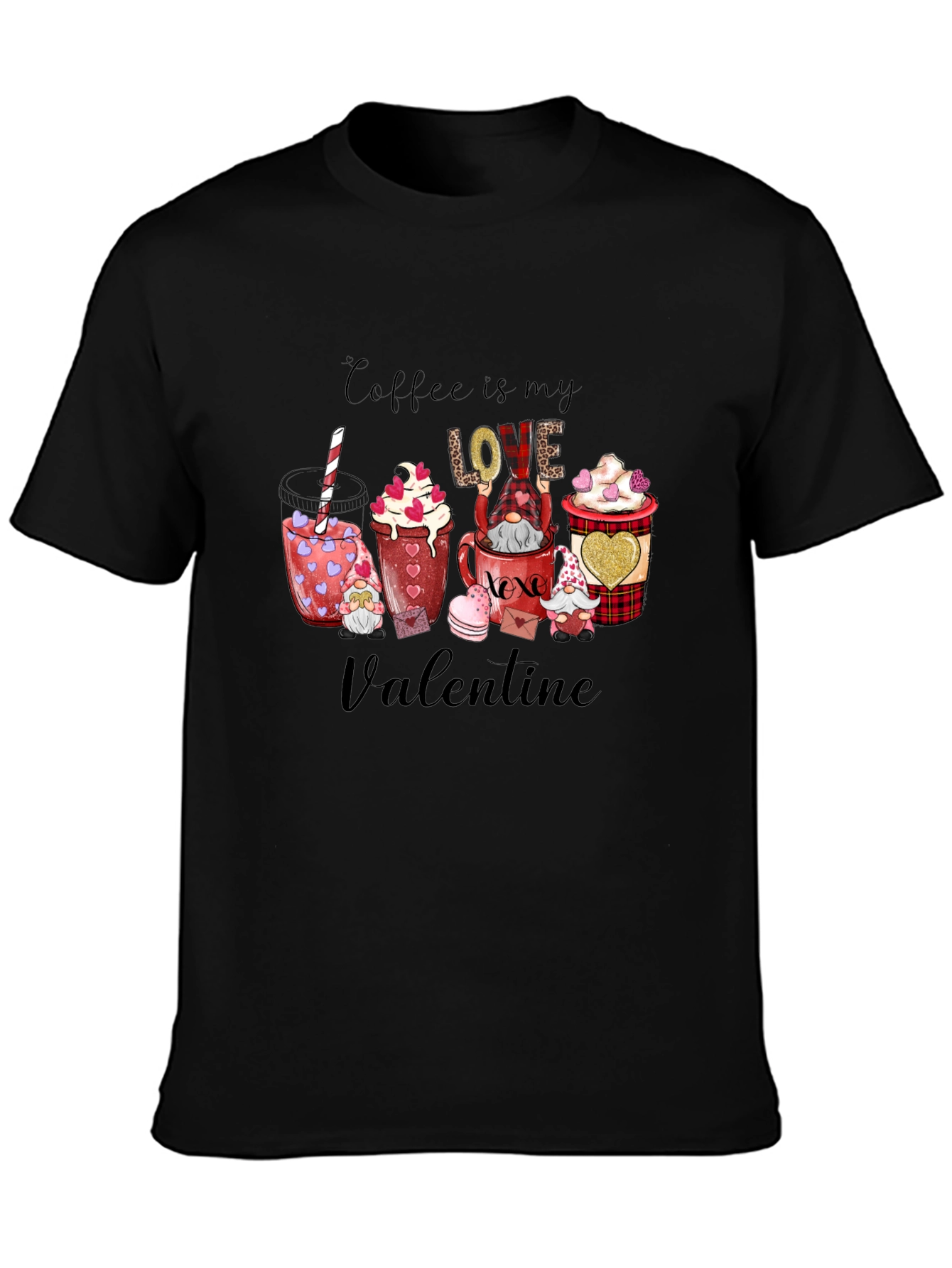 Coffee is My Love Valentine Graphic Tee