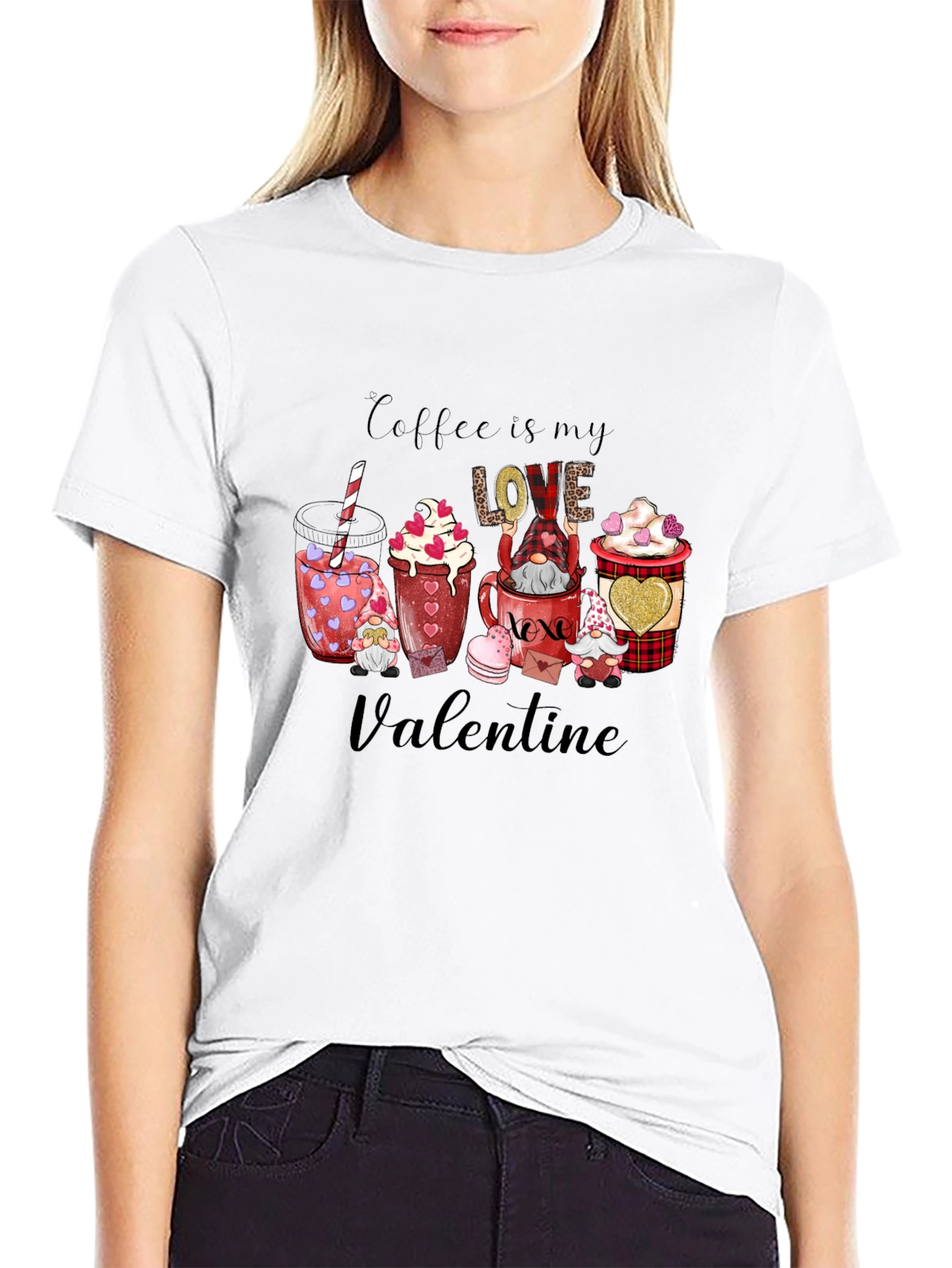 Coffee is My Love Valentine Graphic Tee