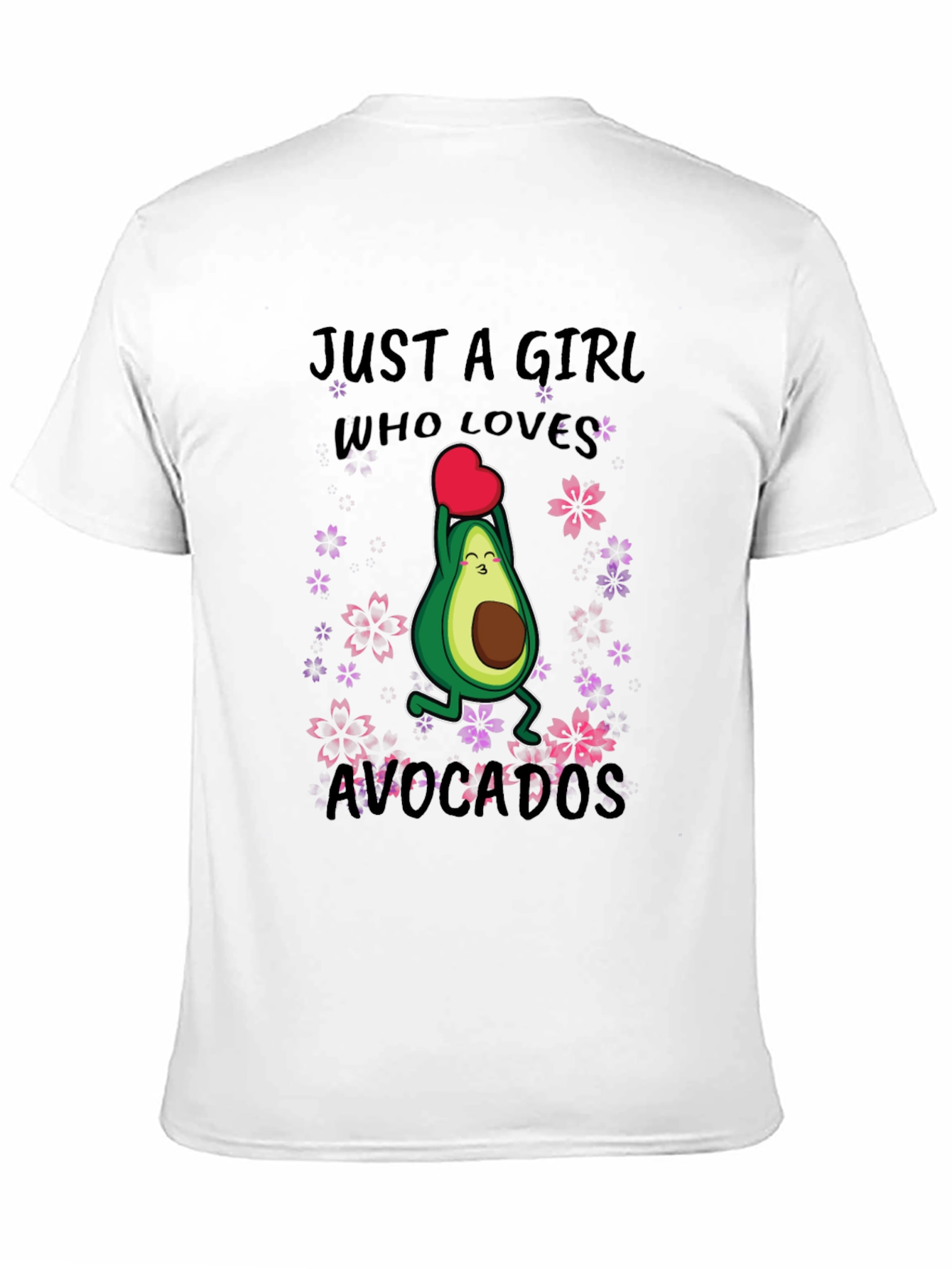 Just A Girl Who Loves Avocados Funny T-Shirt