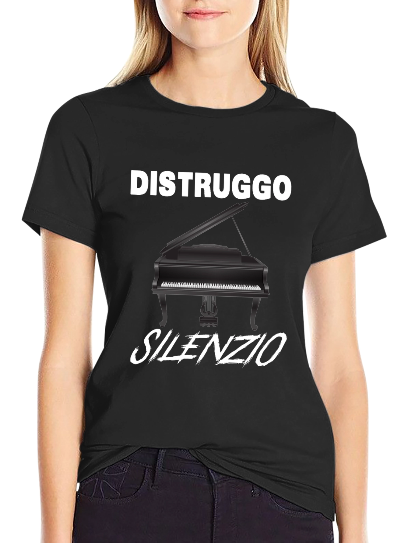 Distruggo Silenzio Piano T-Shirt