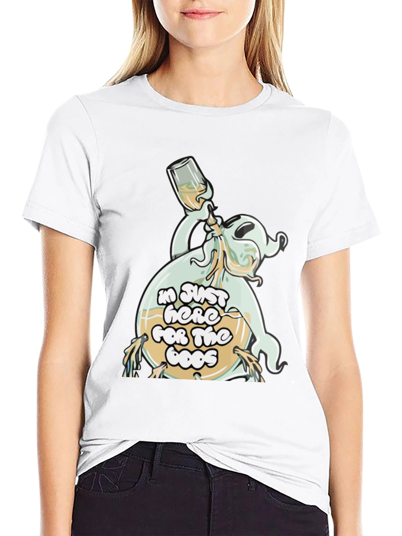 Booze Ghost Black T-Shirt