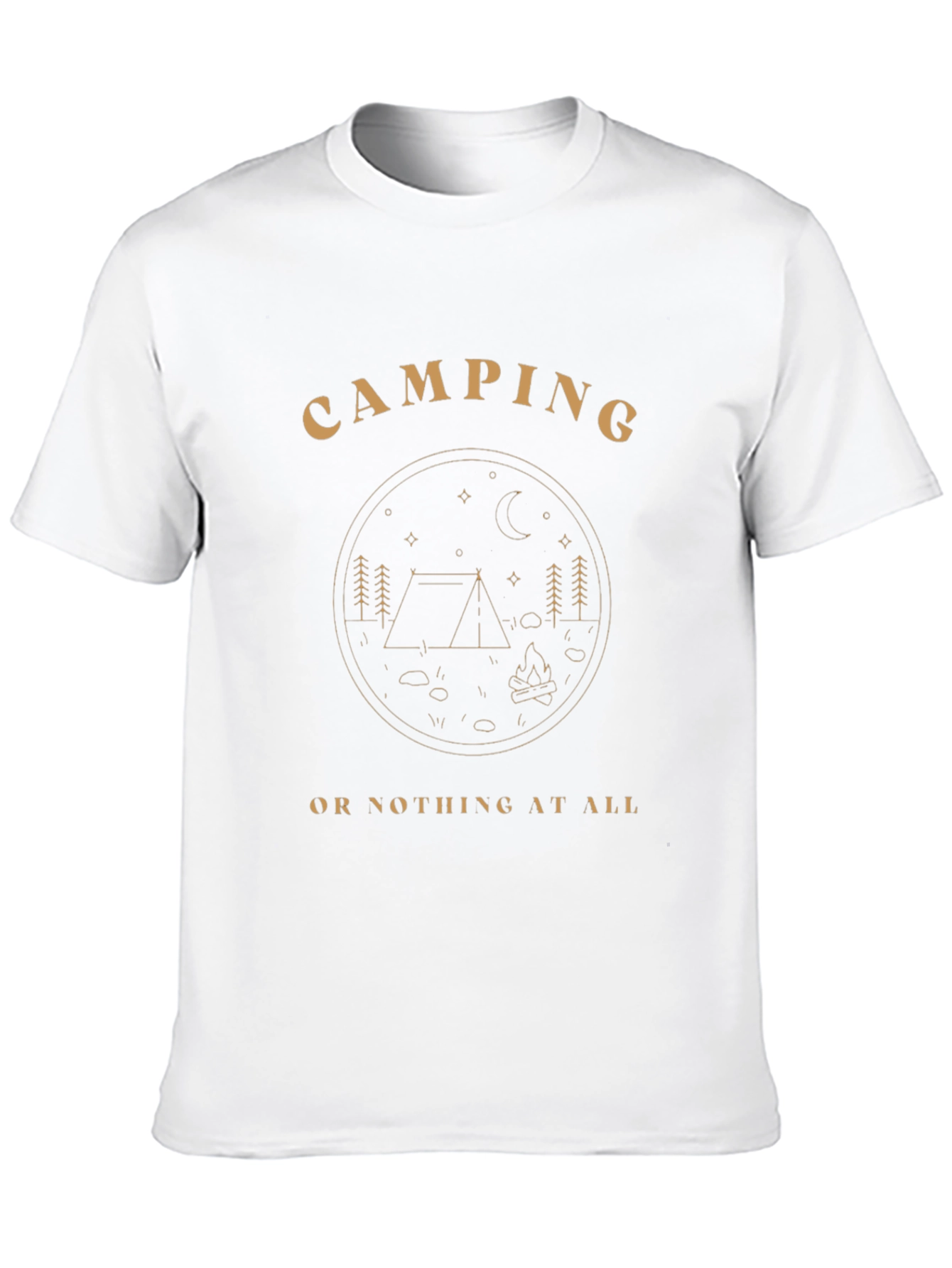 Camping Or Nothing At All Graphic Tee