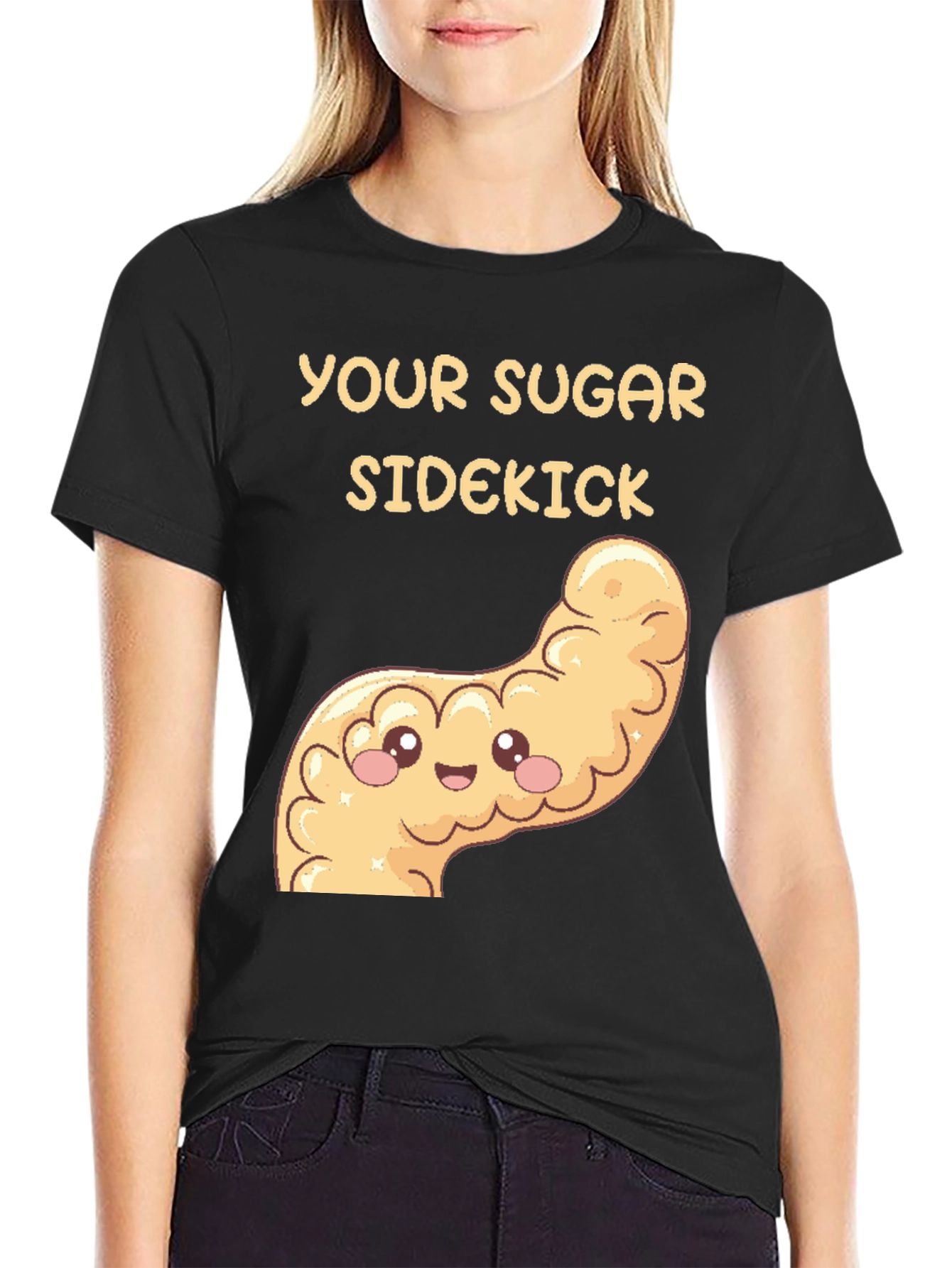 Your Sugar Sidekick T-Shirt - Pancreas Cartoon Tee