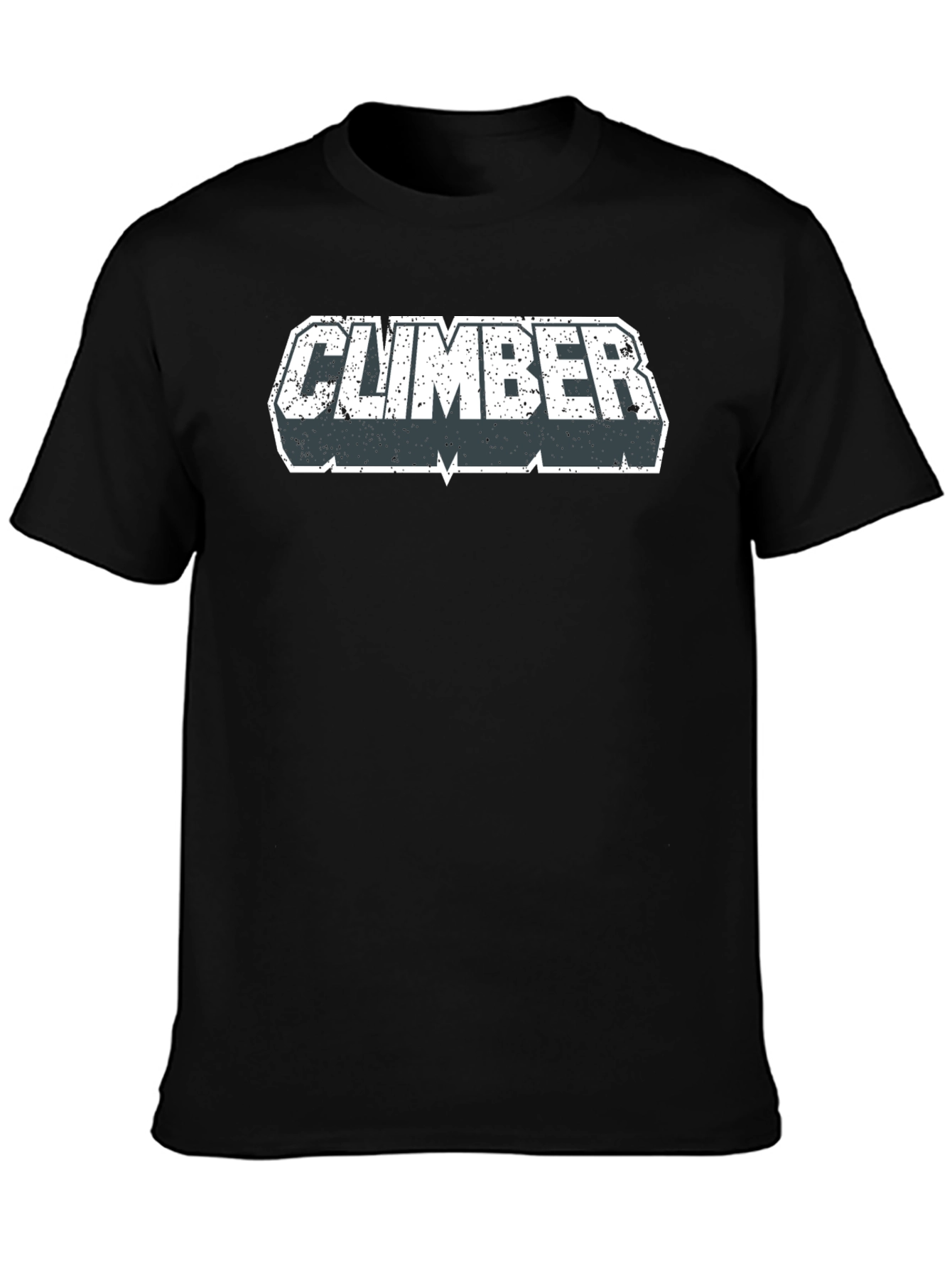 Climber Graphic T-Shirt - Black Casual Tee