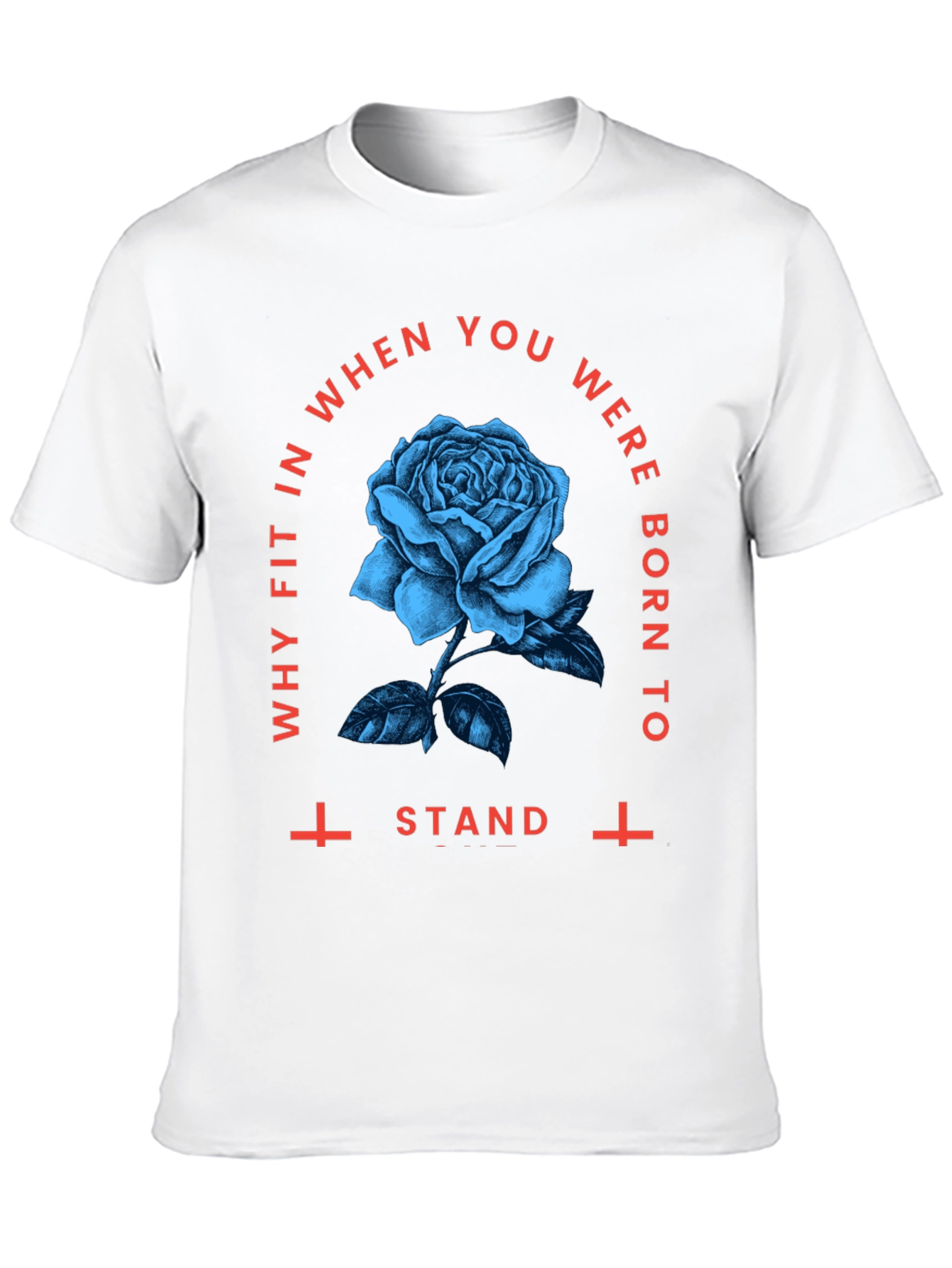 Gothic Rose Graphic Tee - Stand Out Style