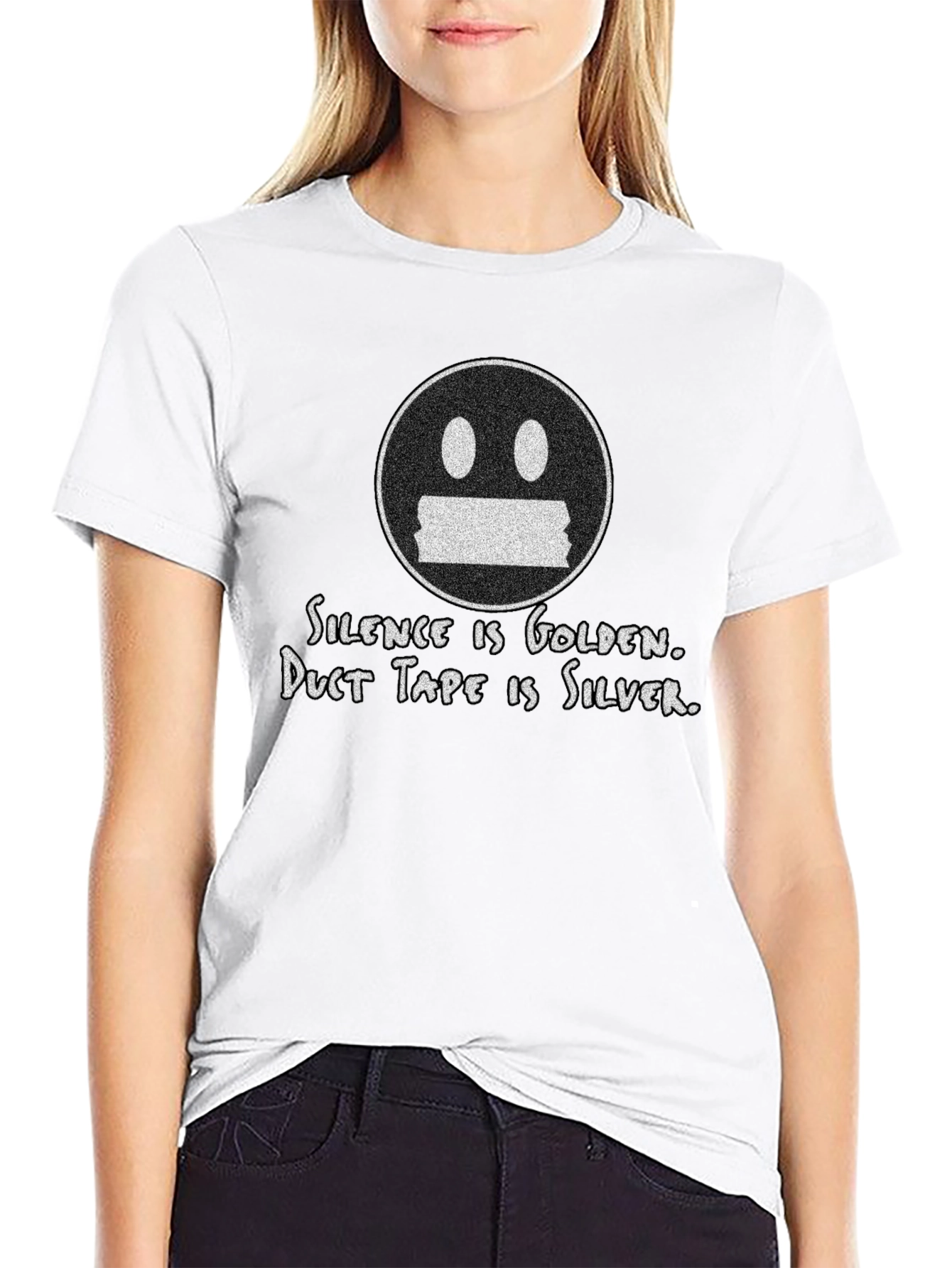 Silence is Golden T-Shirt - Funny Graphic Tee