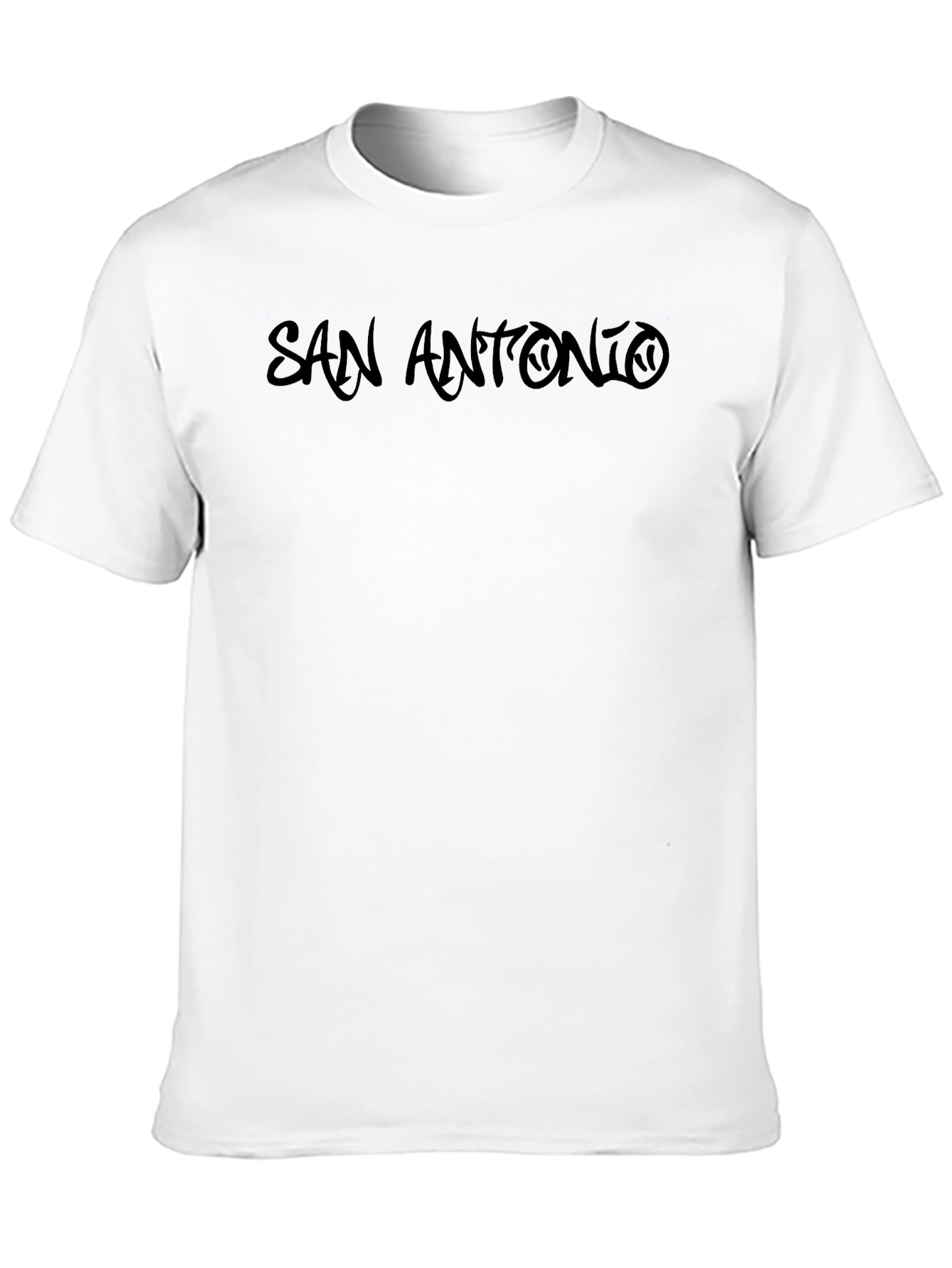San Antonio Graphic Black T-Shirt