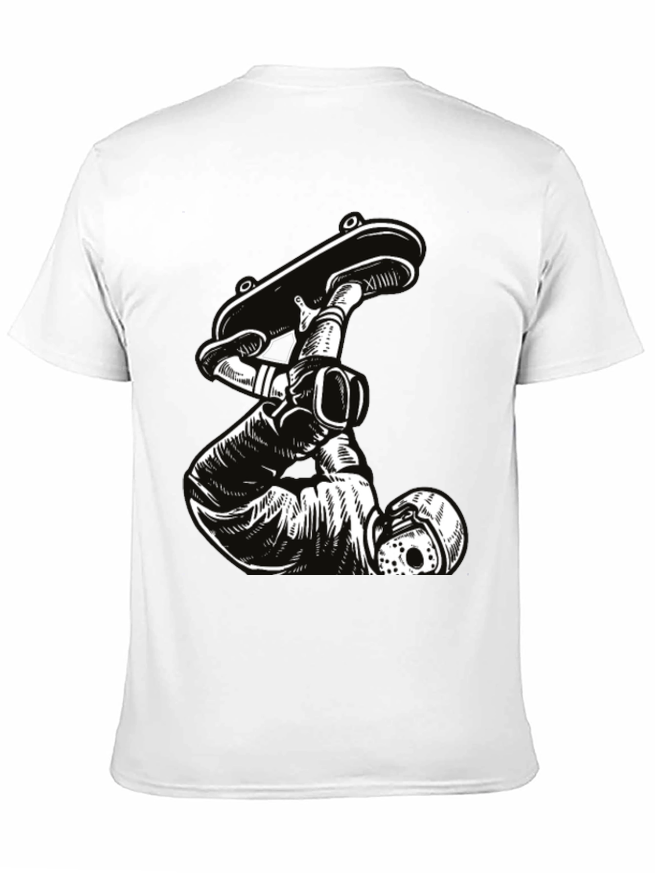 Skateboarding Jason Voorhees Black T-Shirt