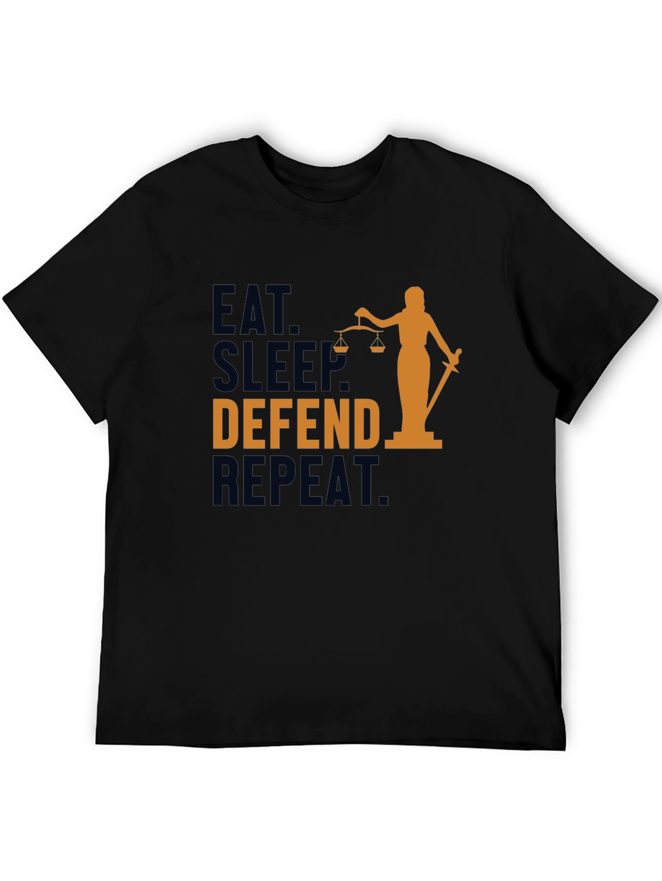 Eat Sleep Defend Repeat T-Shirt Lawyer Gift