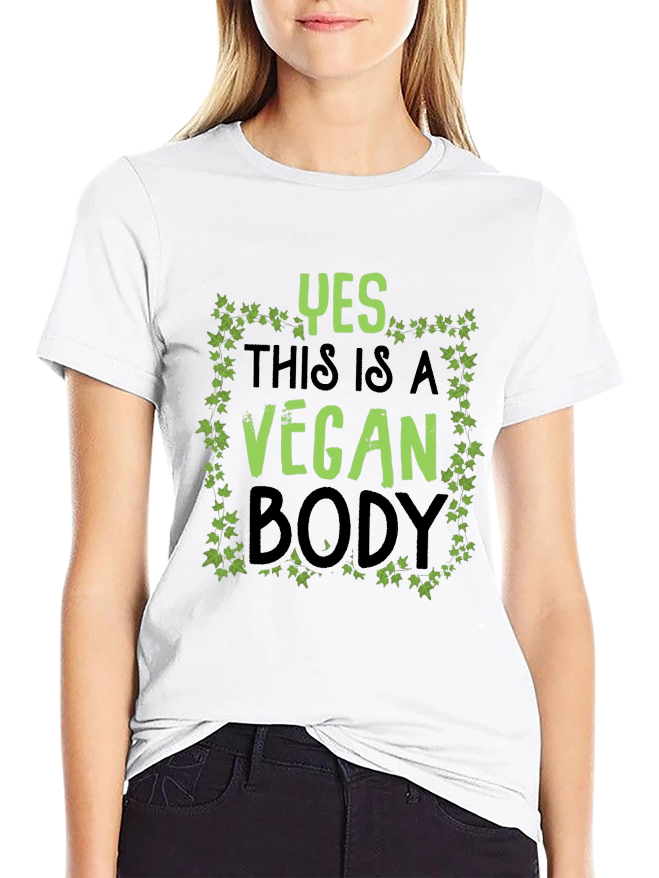 Vegan Body T-Shirt - Plant-Based Power Tee