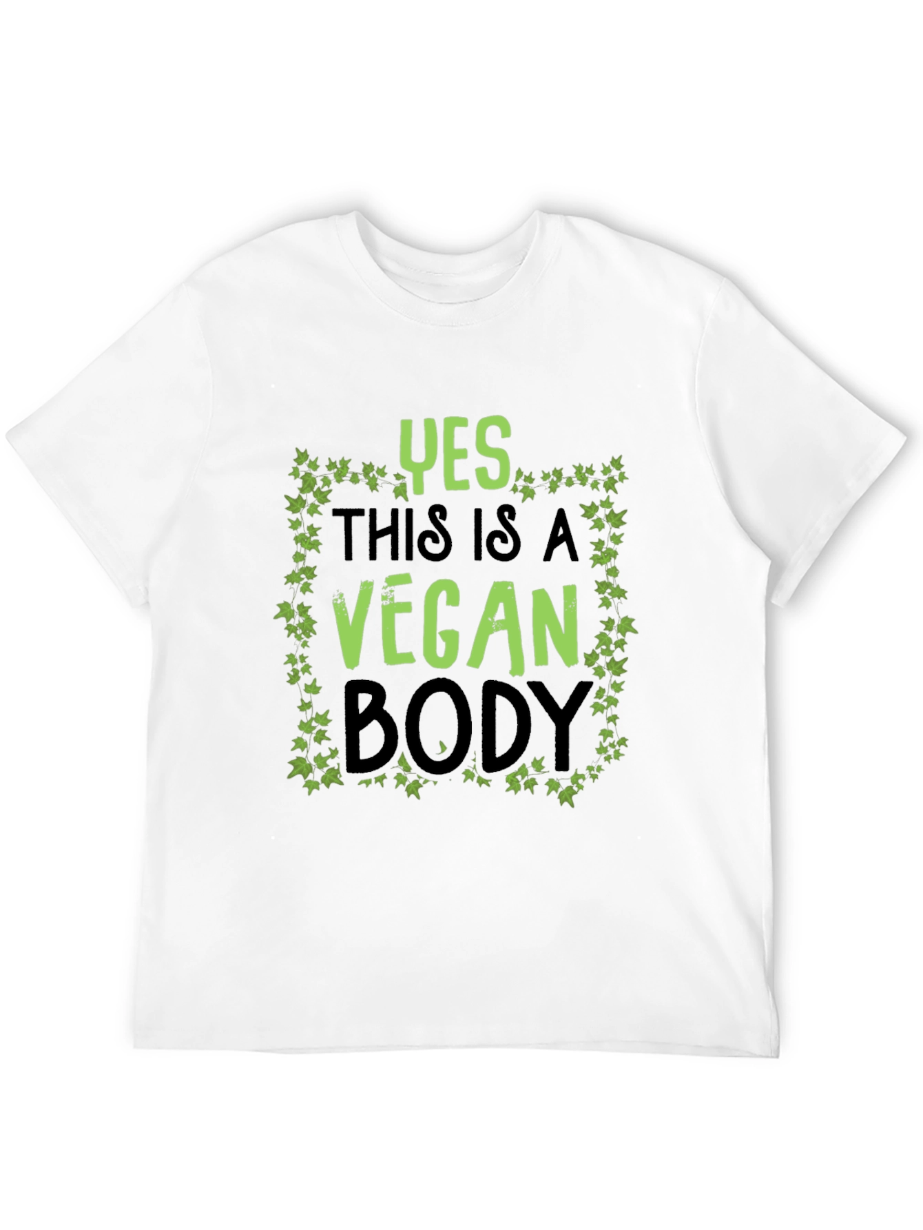 Vegan Body T-Shirt - Plant-Based Power Tee