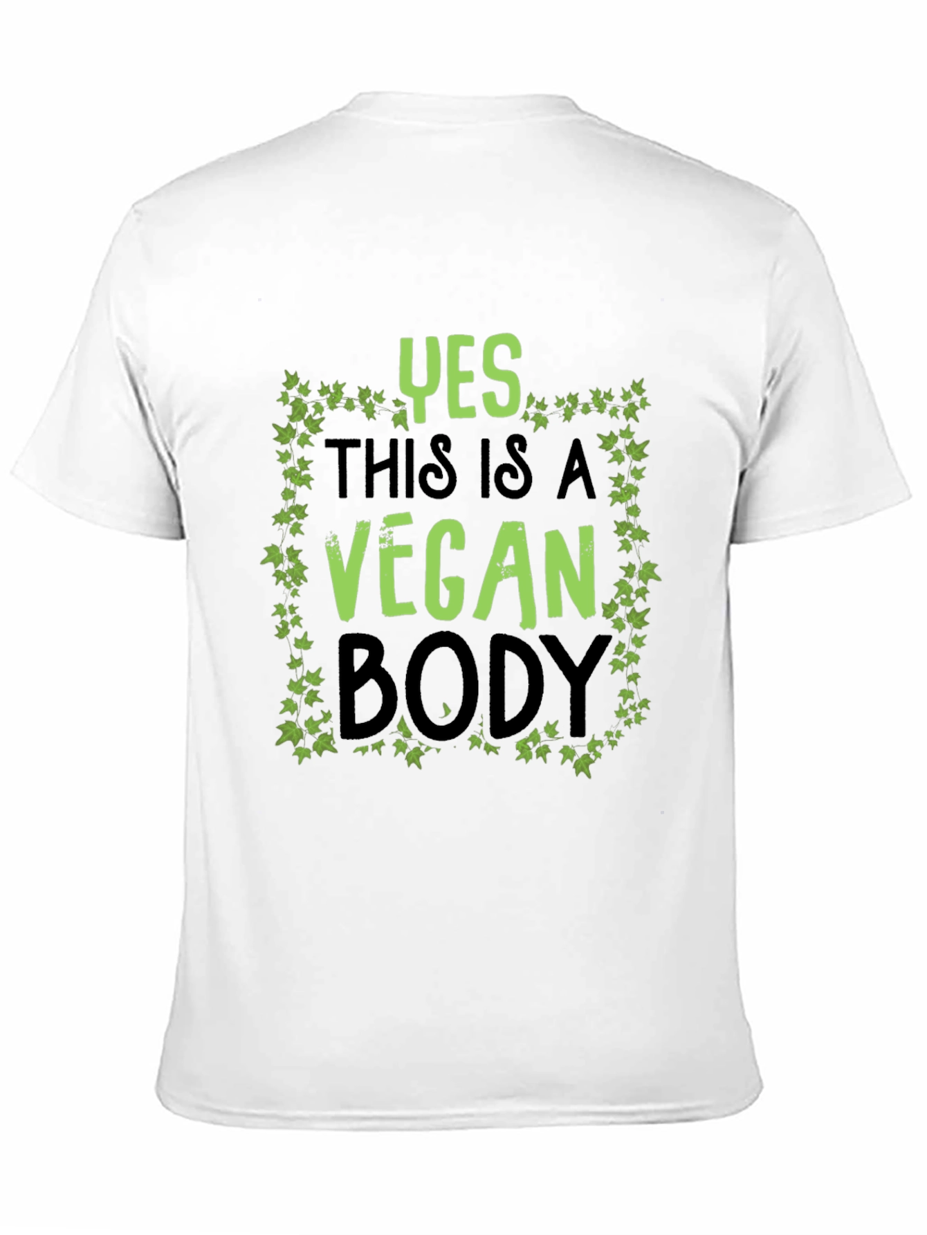 Vegan Body T-Shirt - Plant-Based Power Tee
