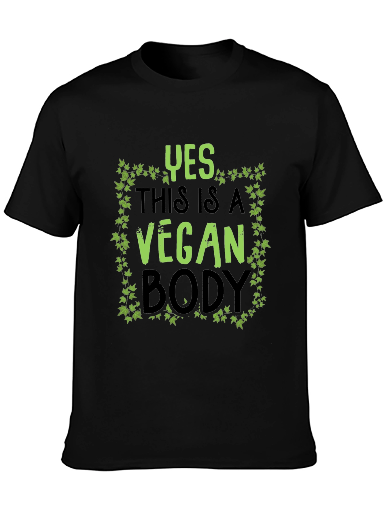 Vegan Body T-Shirt - Plant-Based Power Tee