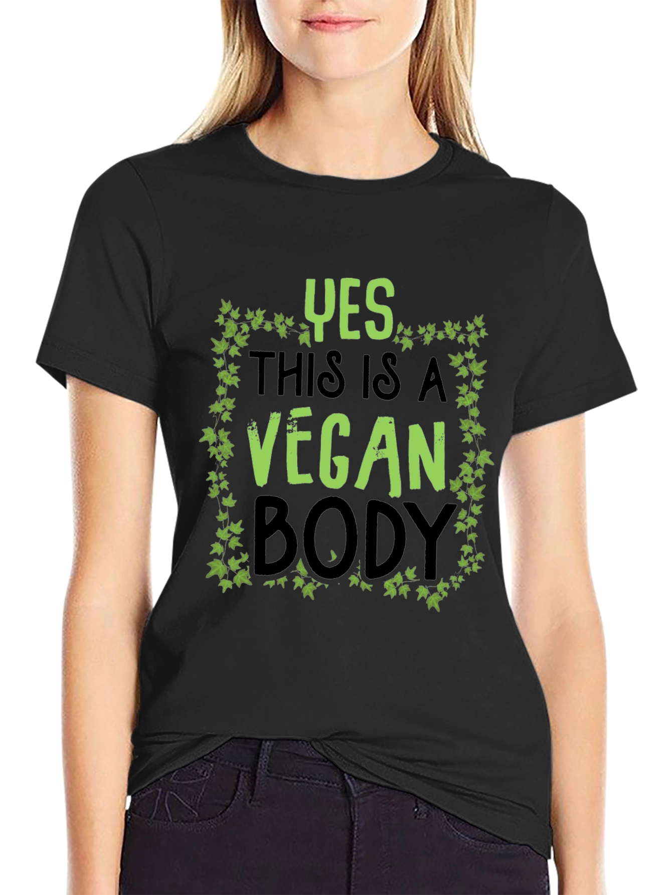 Vegan Body T-Shirt - Plant-Based Power Tee