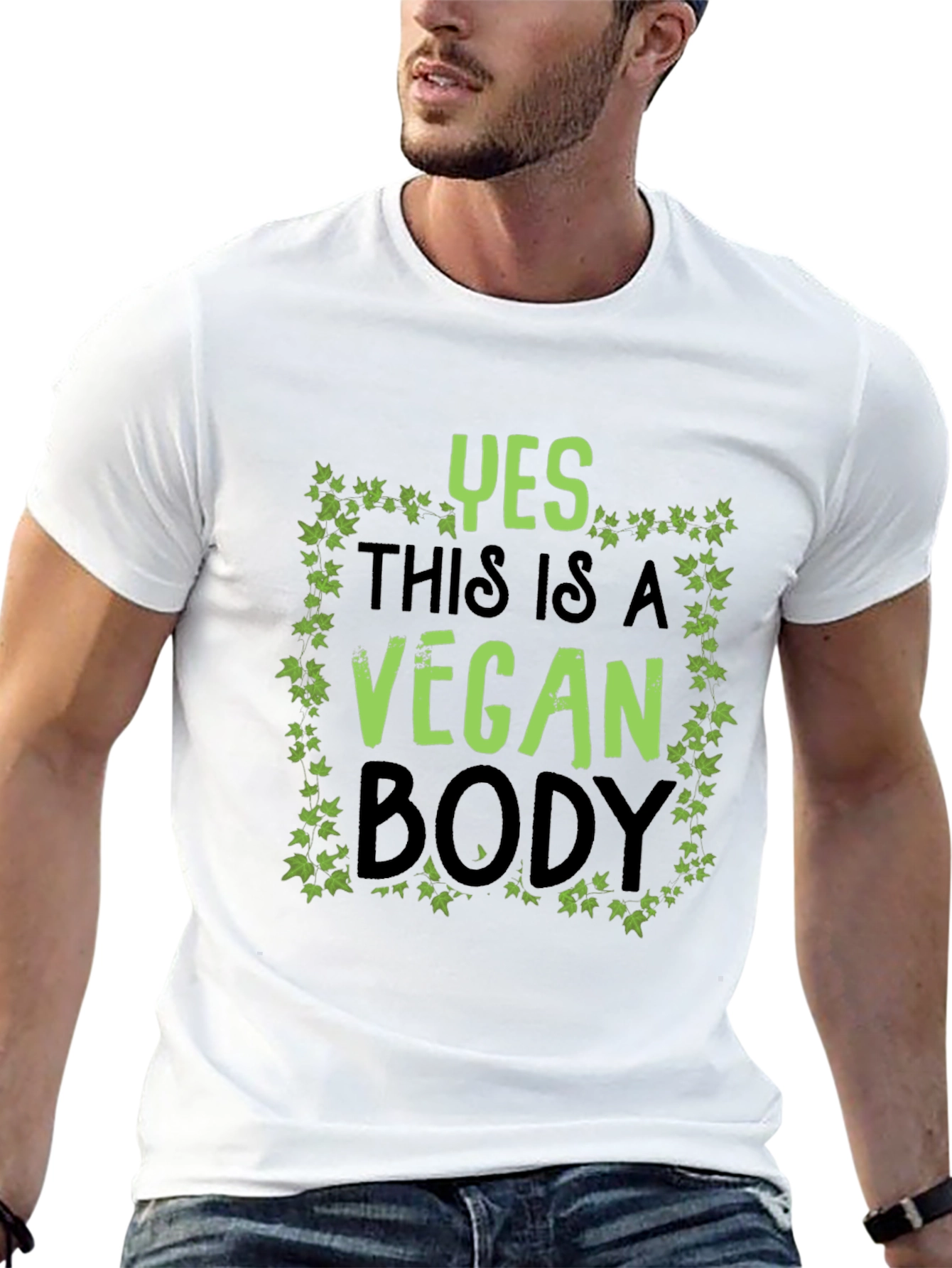 Vegan Body T-Shirt - Plant-Based Power Tee