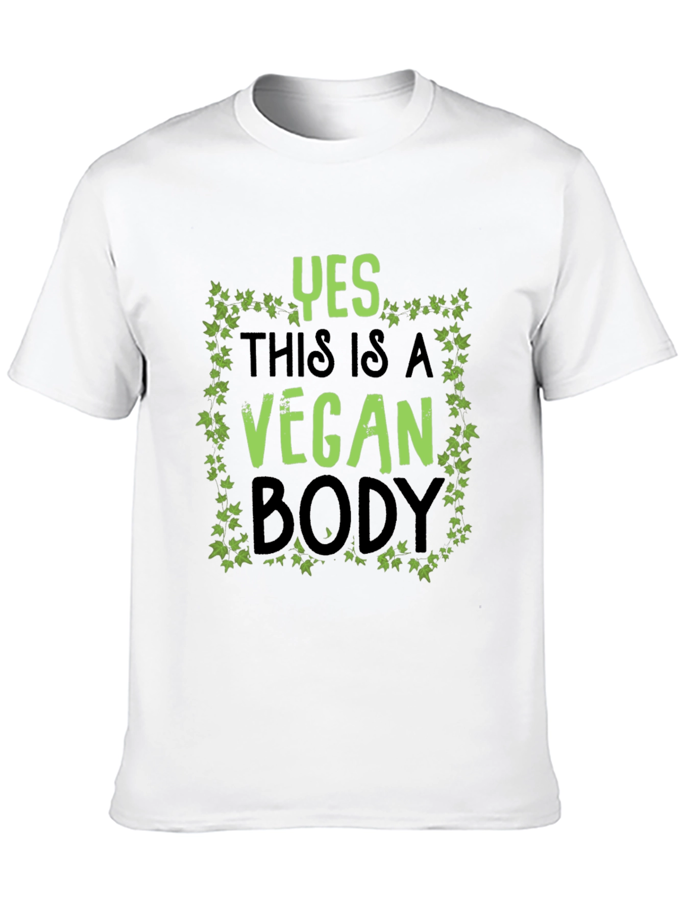 Vegan Body T-Shirt - Plant-Based Power Tee