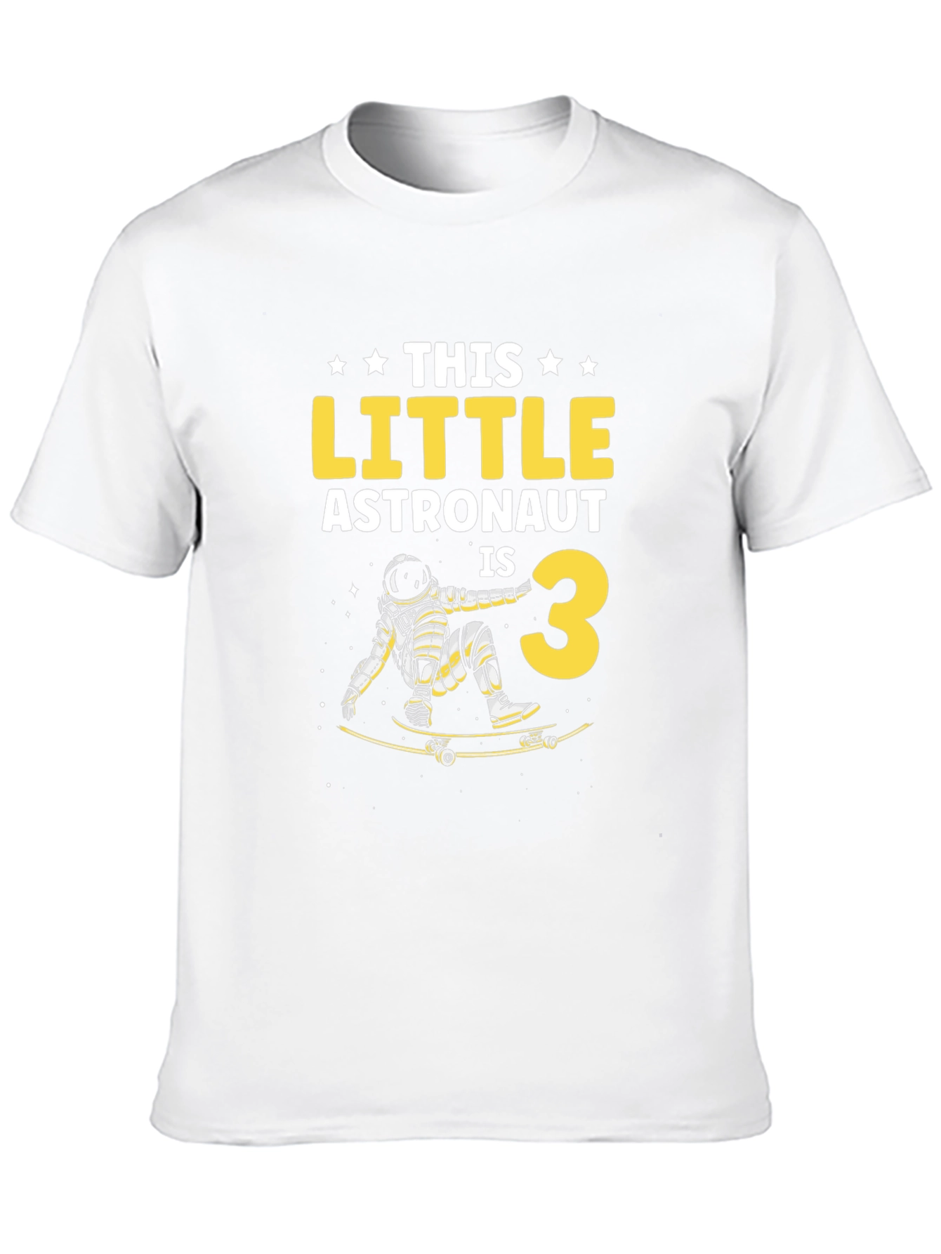 Little Astronaut 3rd Birthday T-Shirt