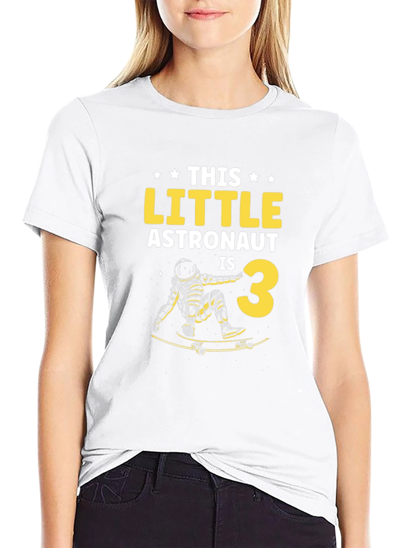 Little Astronaut 3rd Birthday T-Shirt