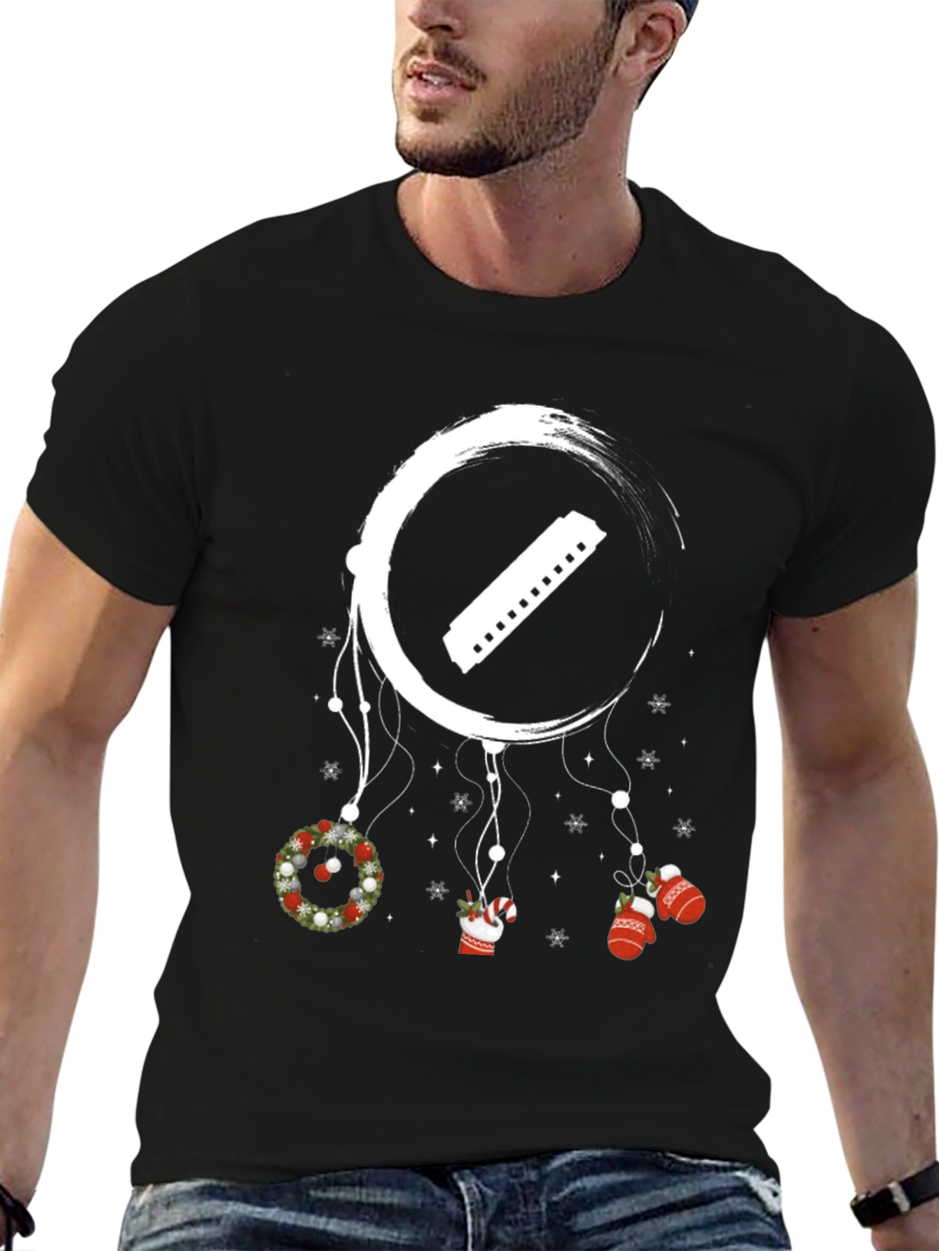 Harmonica Christmas T-Shirt