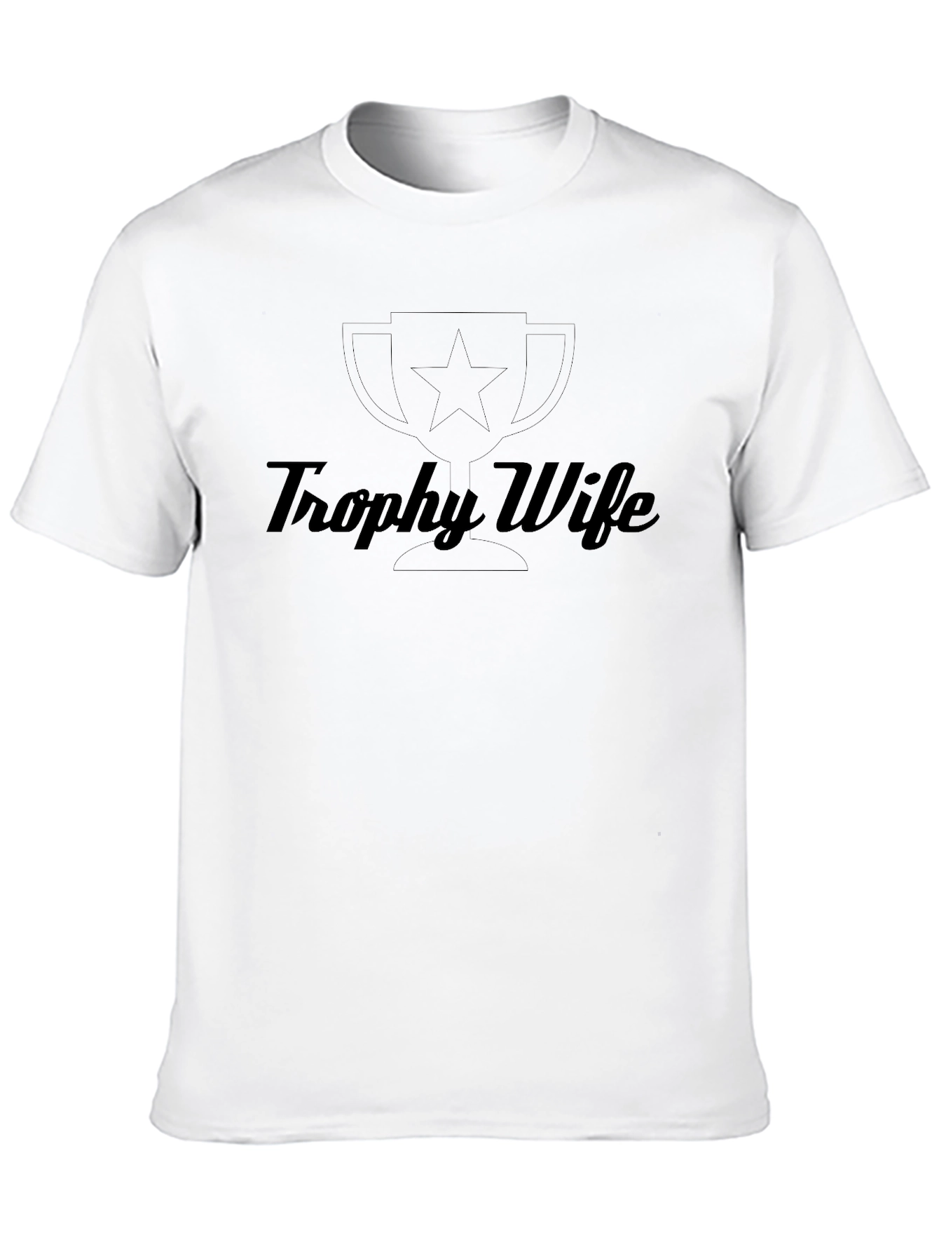Trophy Wife Graphic Tee - Black