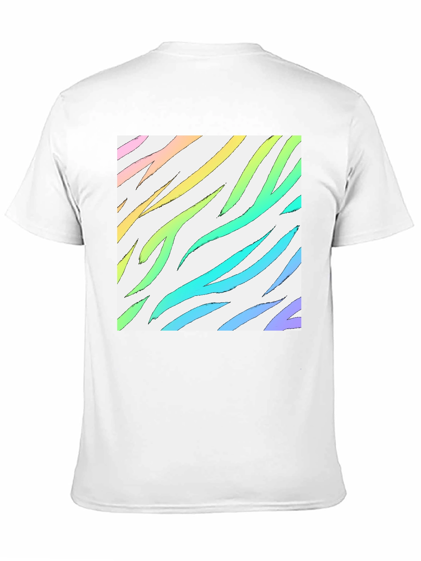 Rainbow Zebra Stripe T-Shirt