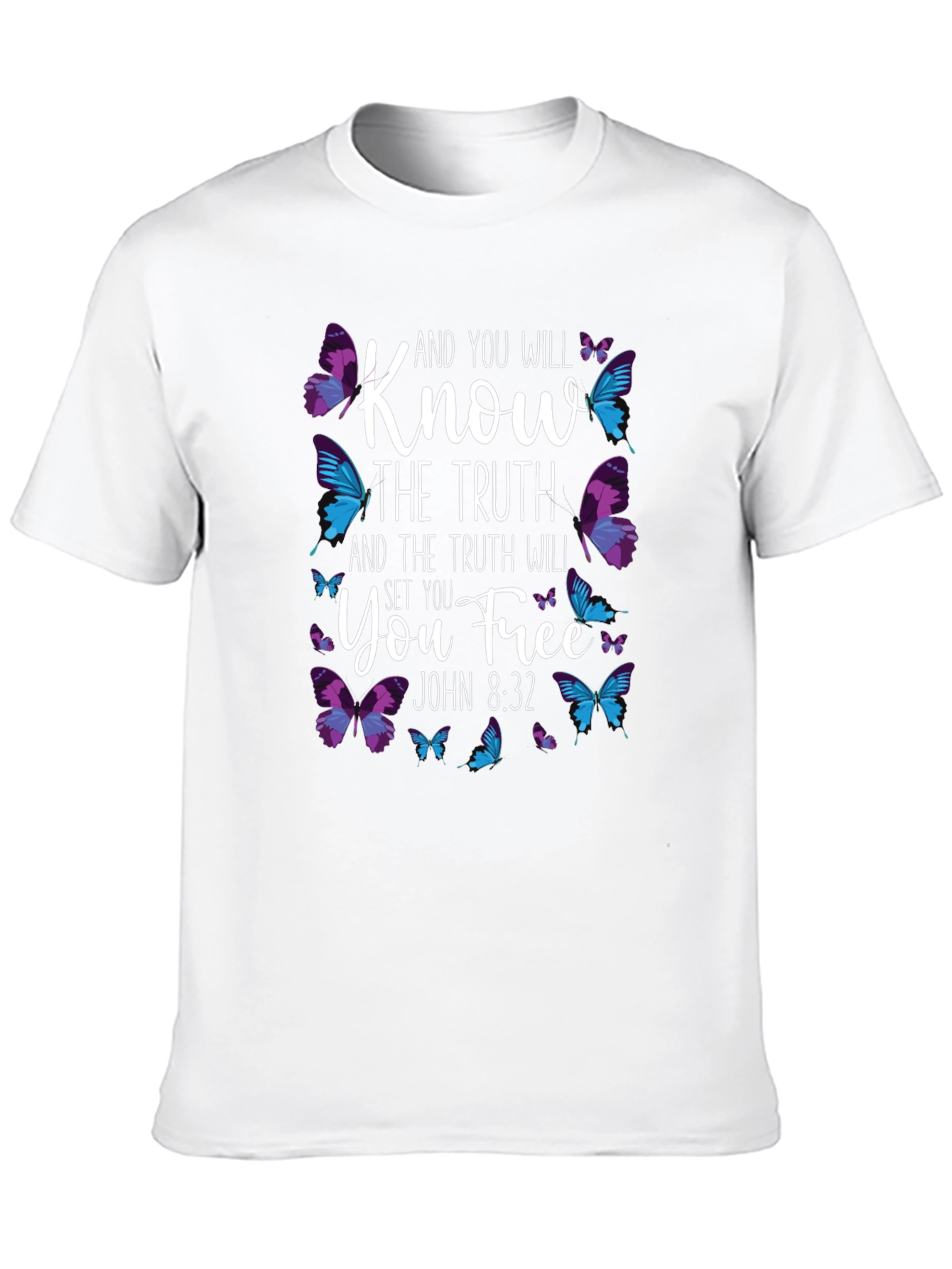 Know The Truth Butterfly T-Shirt
