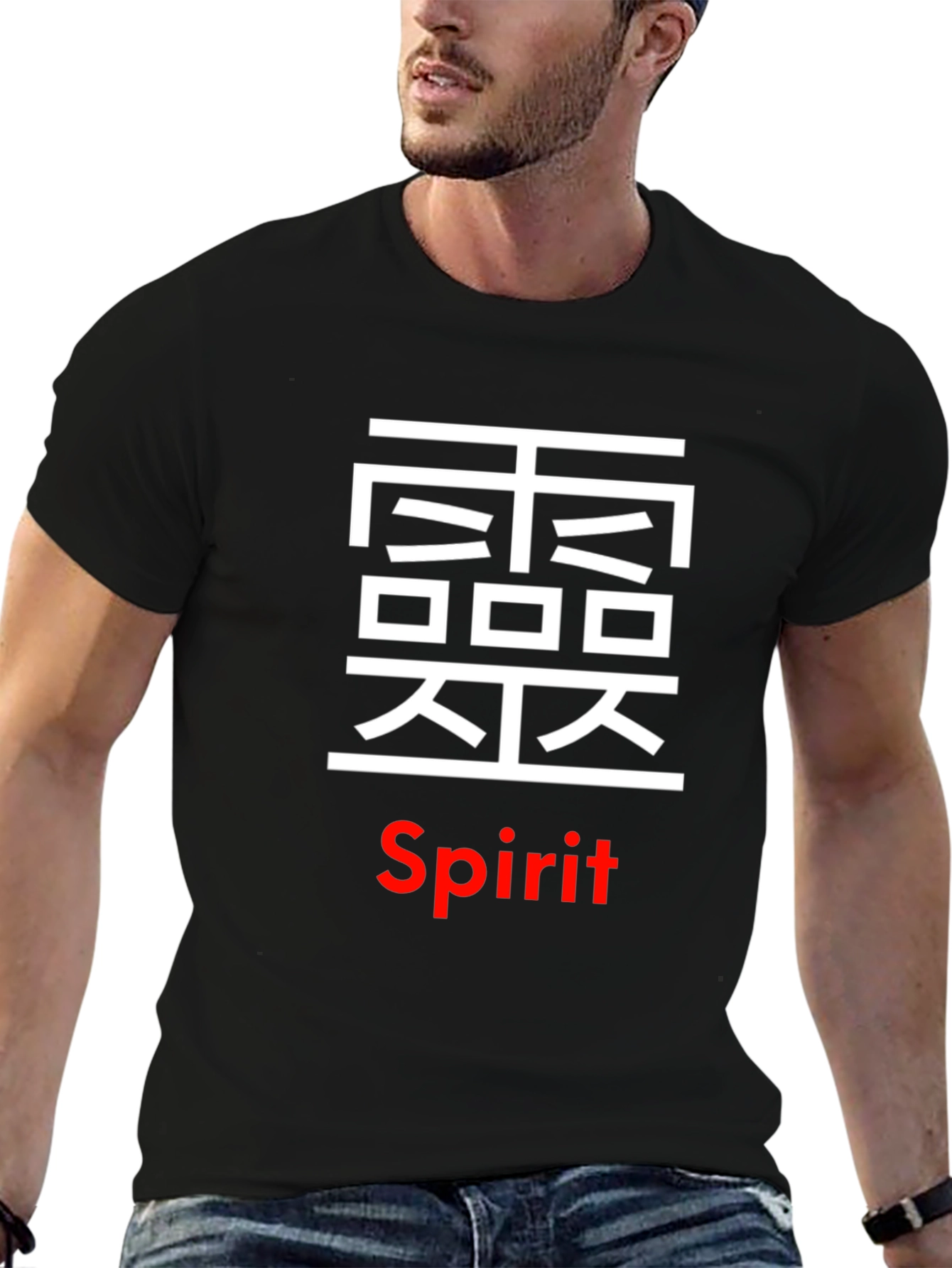 Spirit Graphic Black T-Shirt