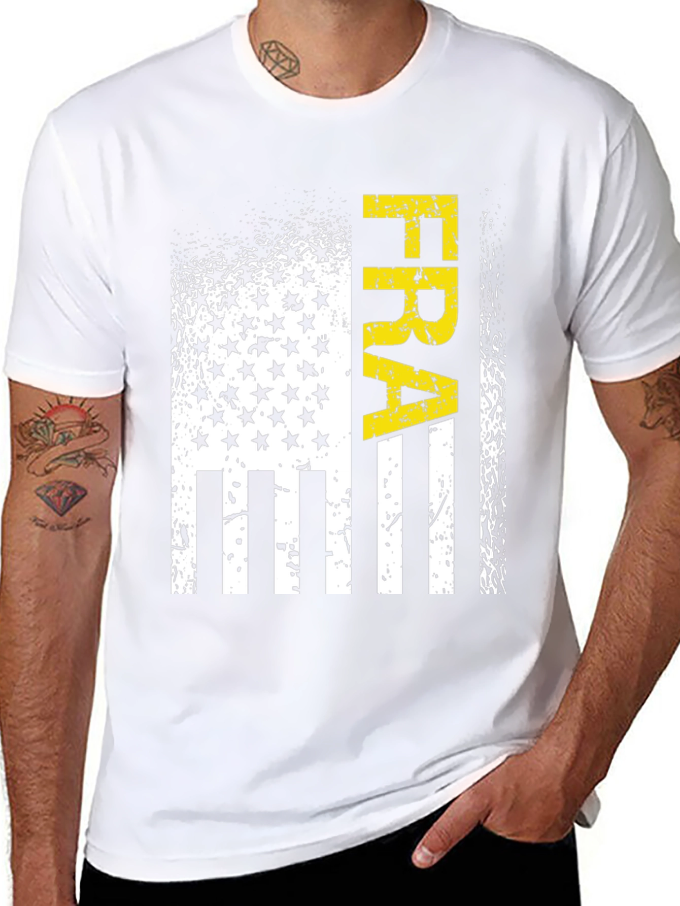FRA Patriotic USA Flag T-Shirt