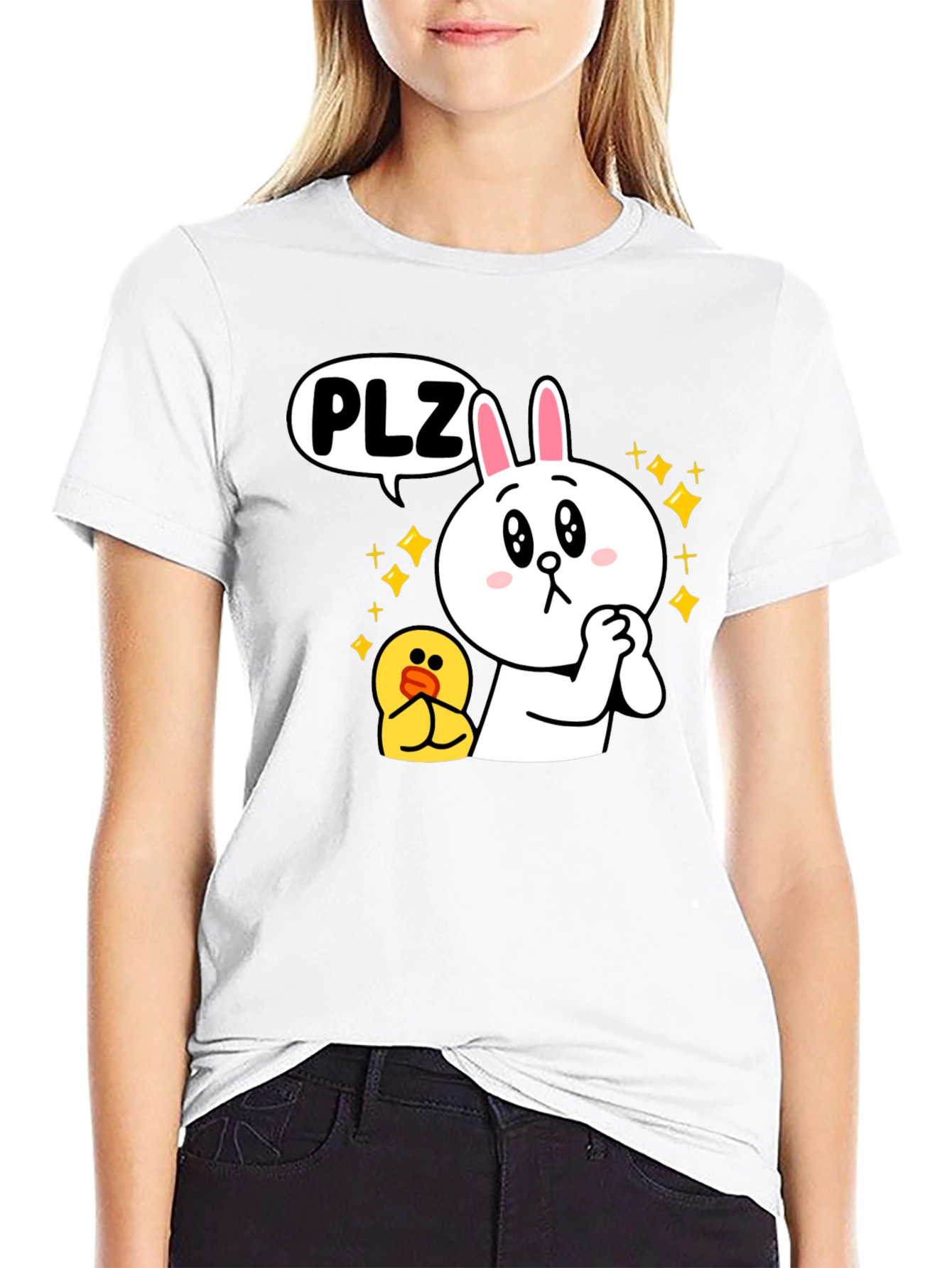 Cute Cartoon Character Graphic Tee