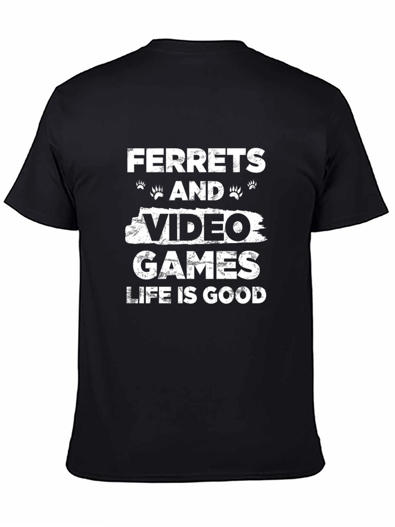 Ferret & Video Game Graphic Tee