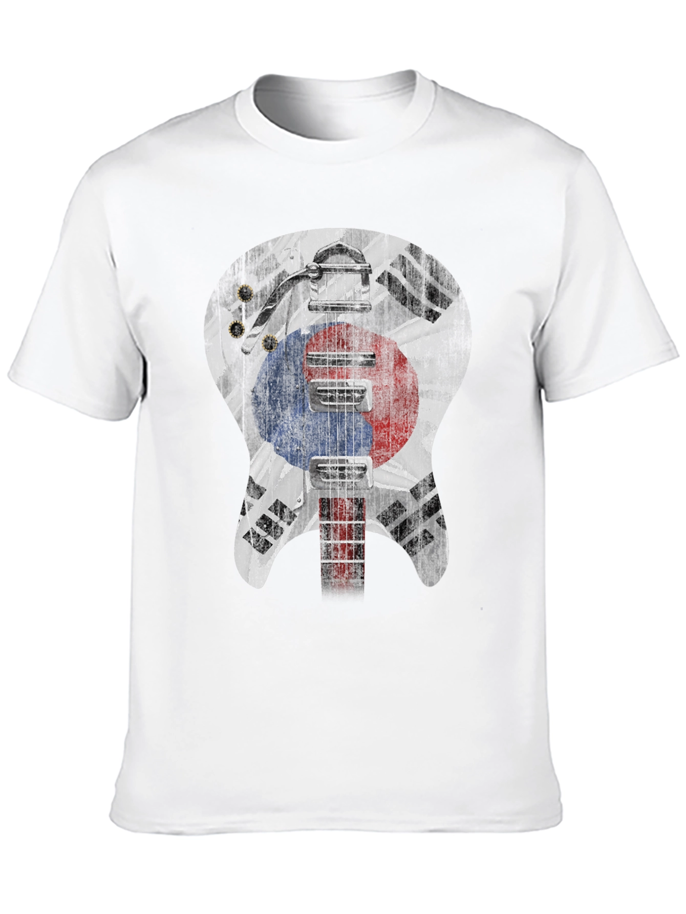 Korea Guitar Flag T-Shirt