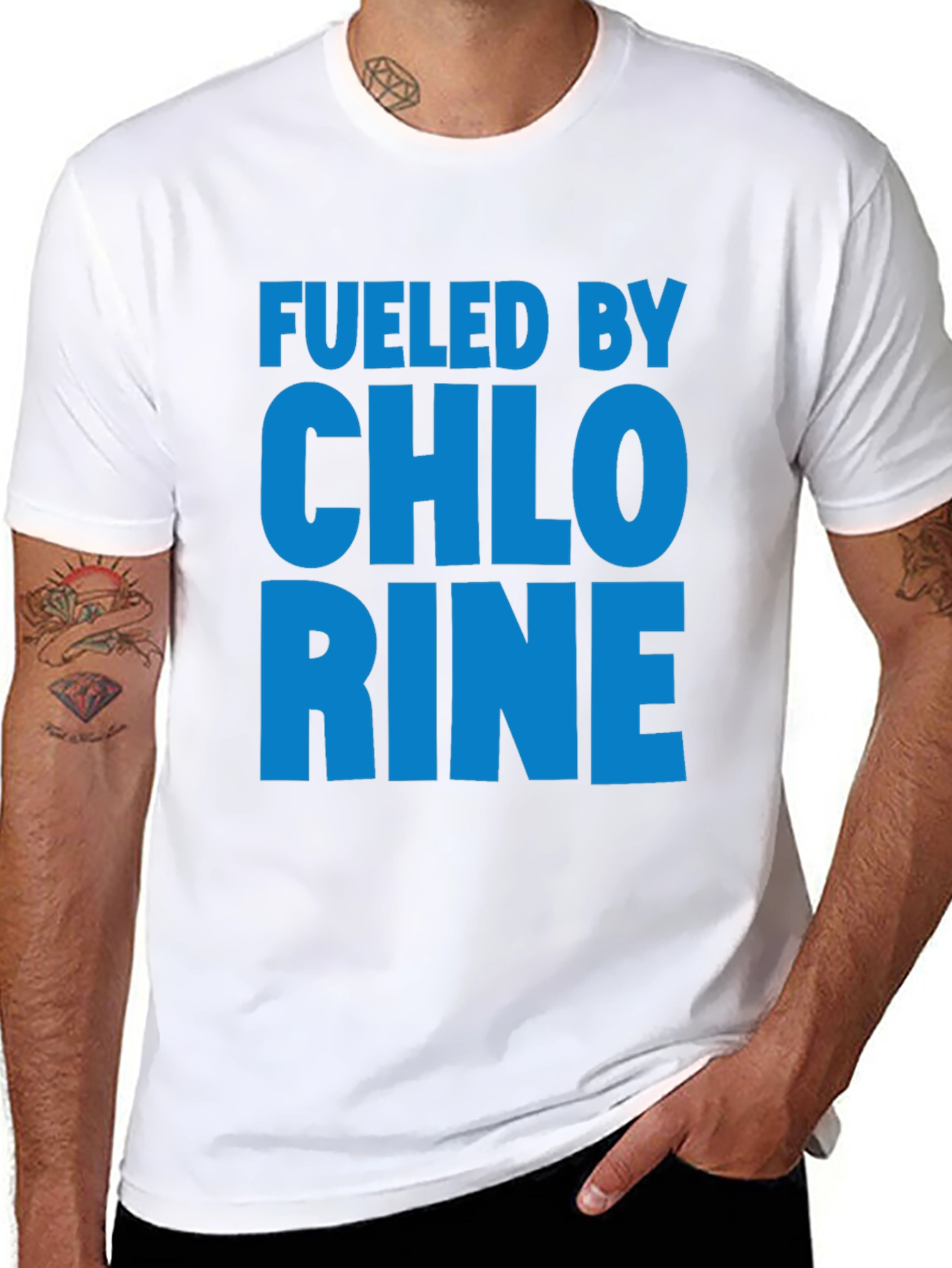 Fueled by Chlorine Graphic T-Shirt