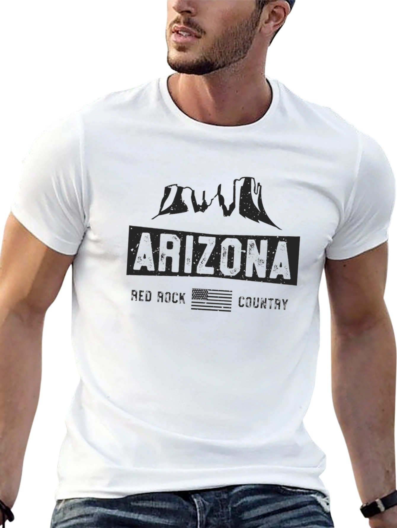 Arizona Red Rock Country Graphic Tee - Black