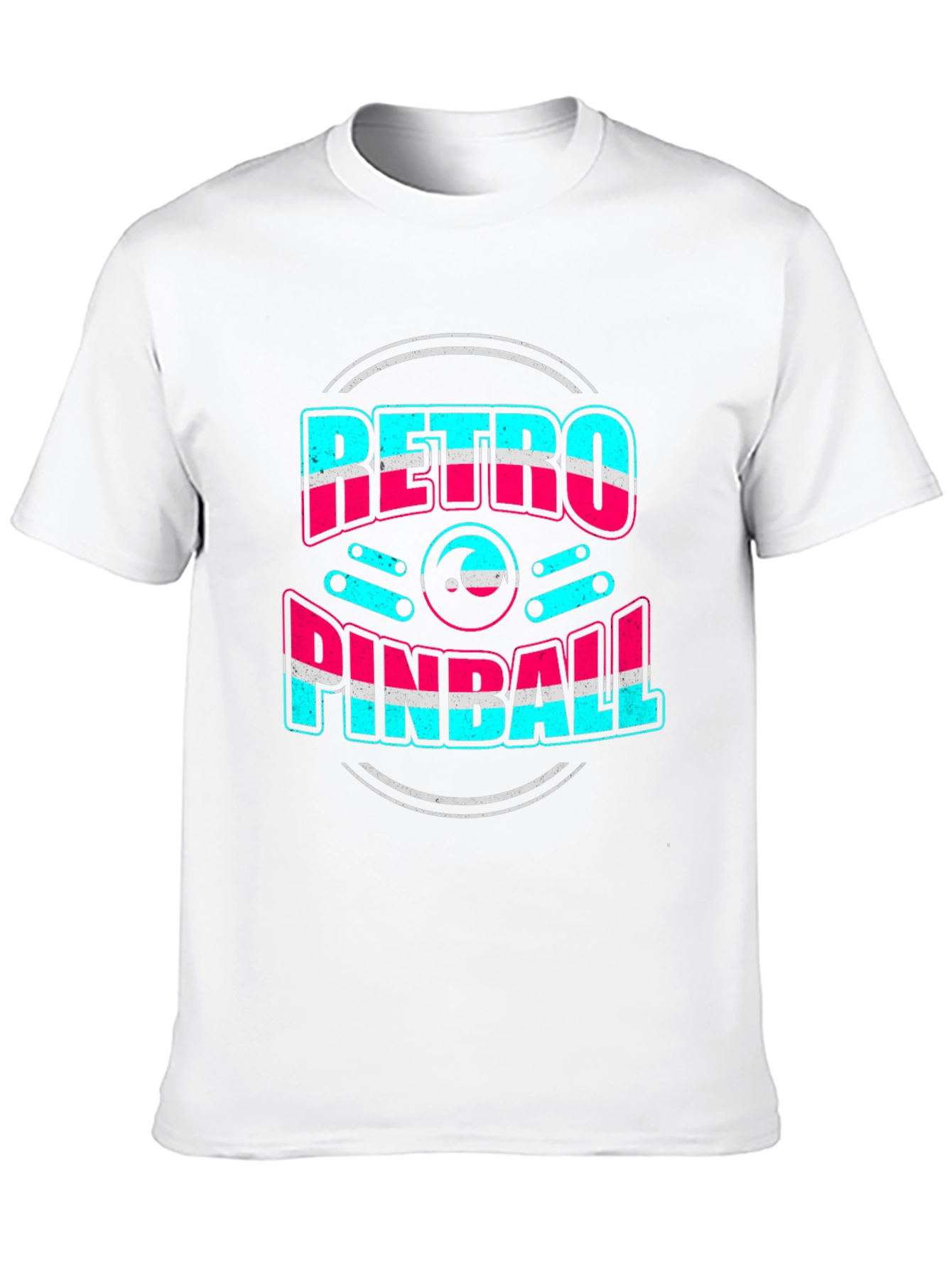 Retro Pinball Graphic Tee - Cool Gamer Shirt