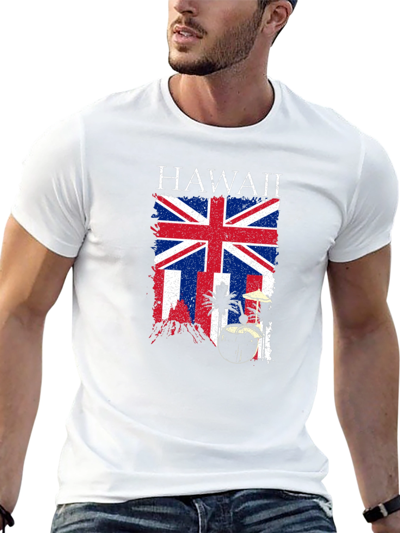 Hawaii UK Flag Graphic T-Shirt