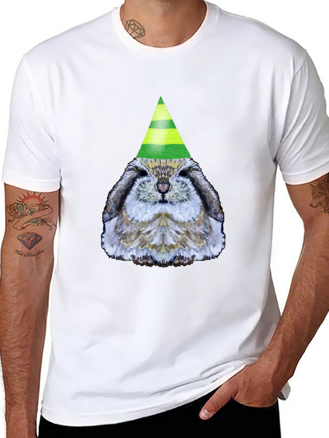 Party Bunny Tee - Fun Graphic T-Shirt