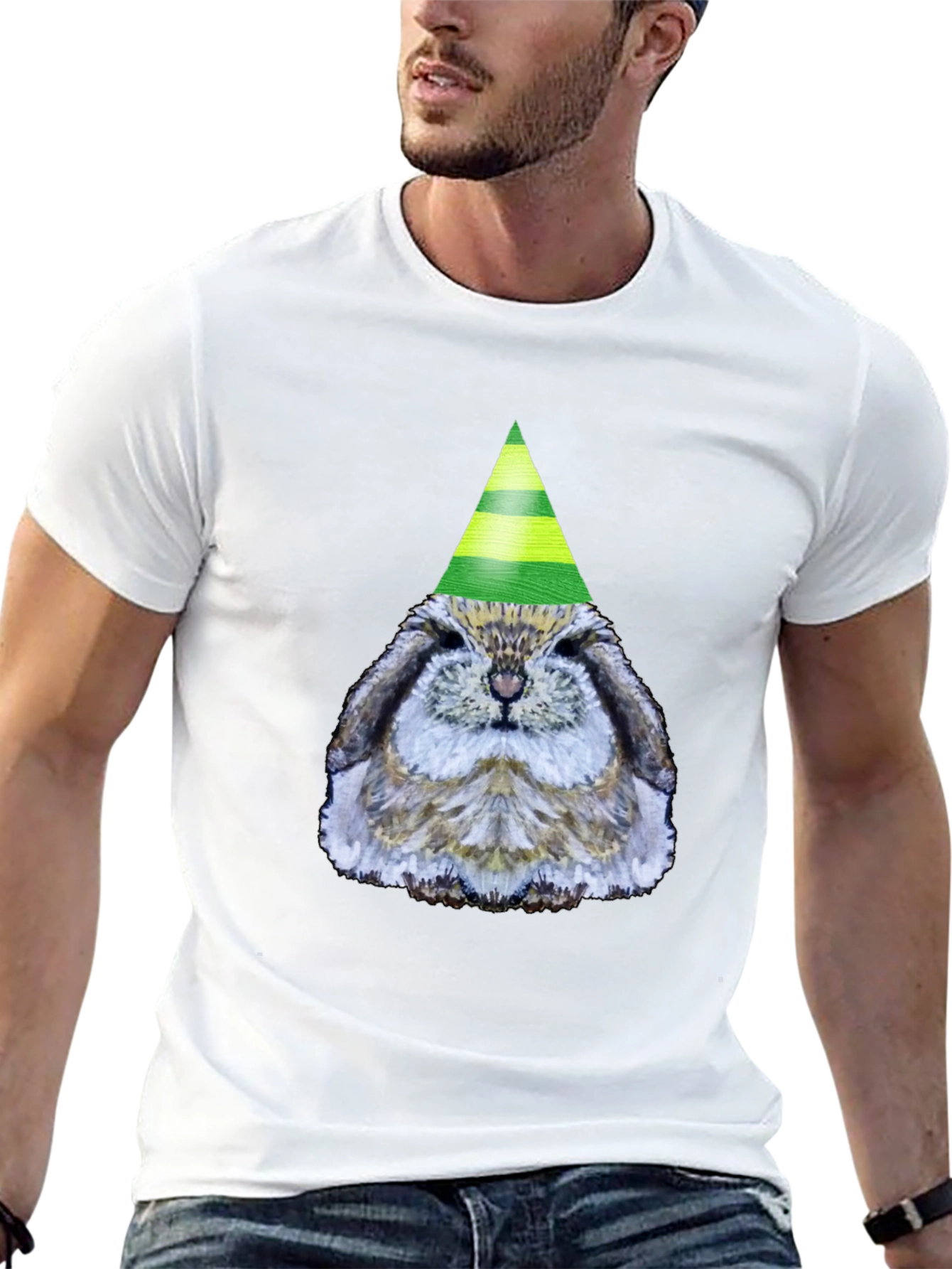 Party Bunny Tee - Fun Graphic T-Shirt