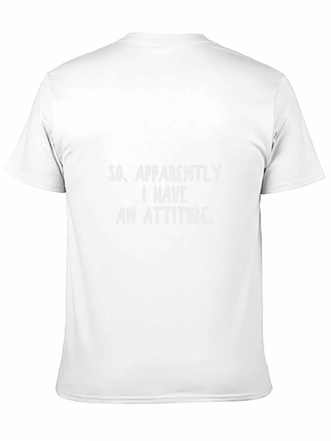 Attitude Graphic Tee - Black Cotton T-Shirt
