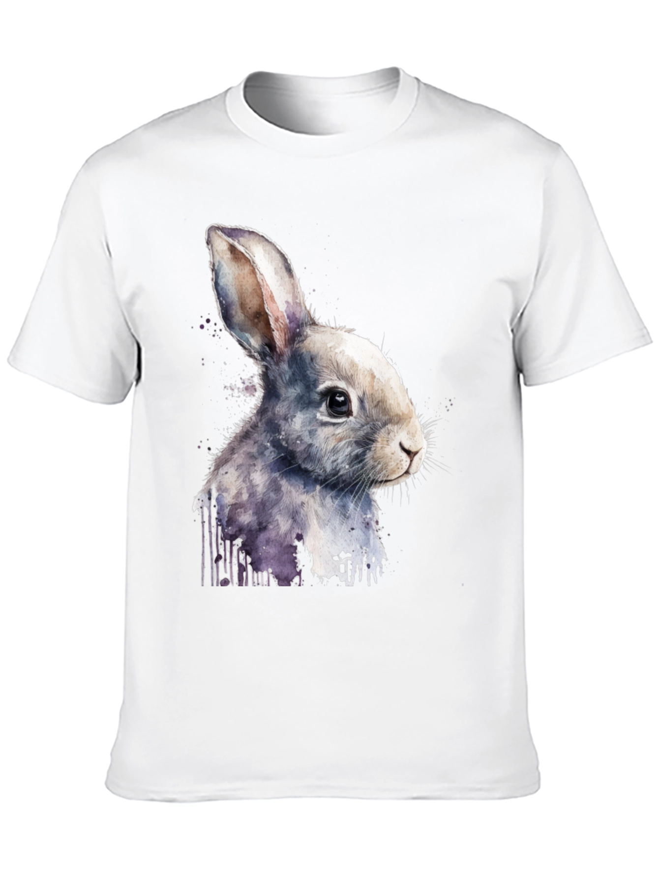 Rabbit Watercolor Graphic Tee