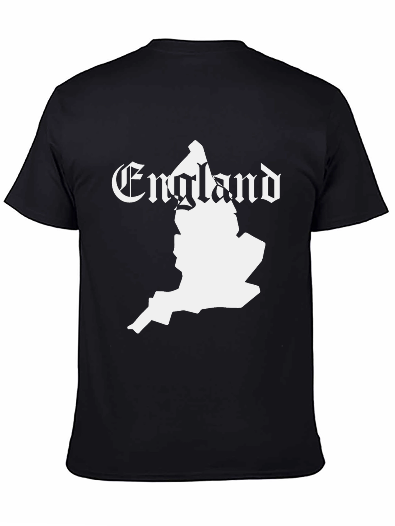 England Map T-Shirt - Black Country Pride Tee