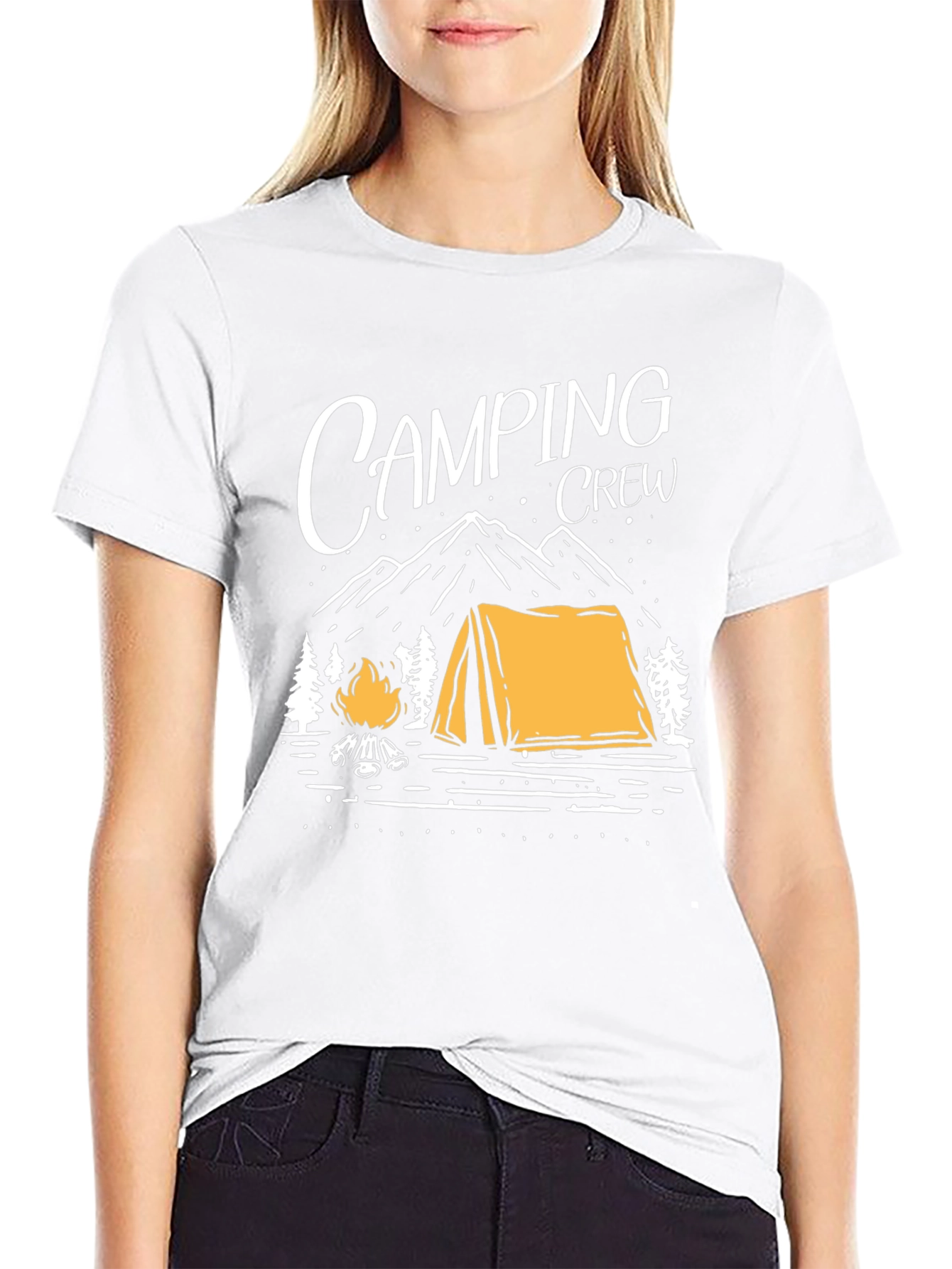 Camping Crew Graphic Tee - Outdoor Adventure Shirt