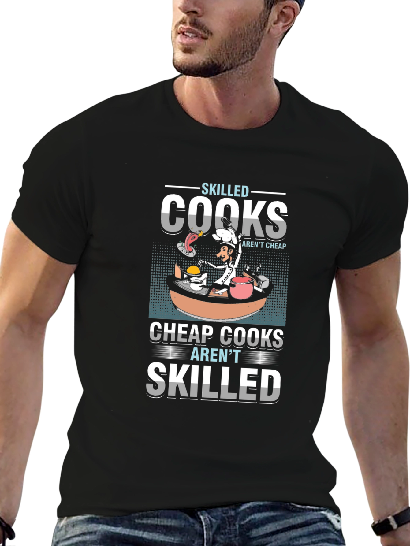 Skilled Cooks Graphic T-Shirt - Unique Culinary Design