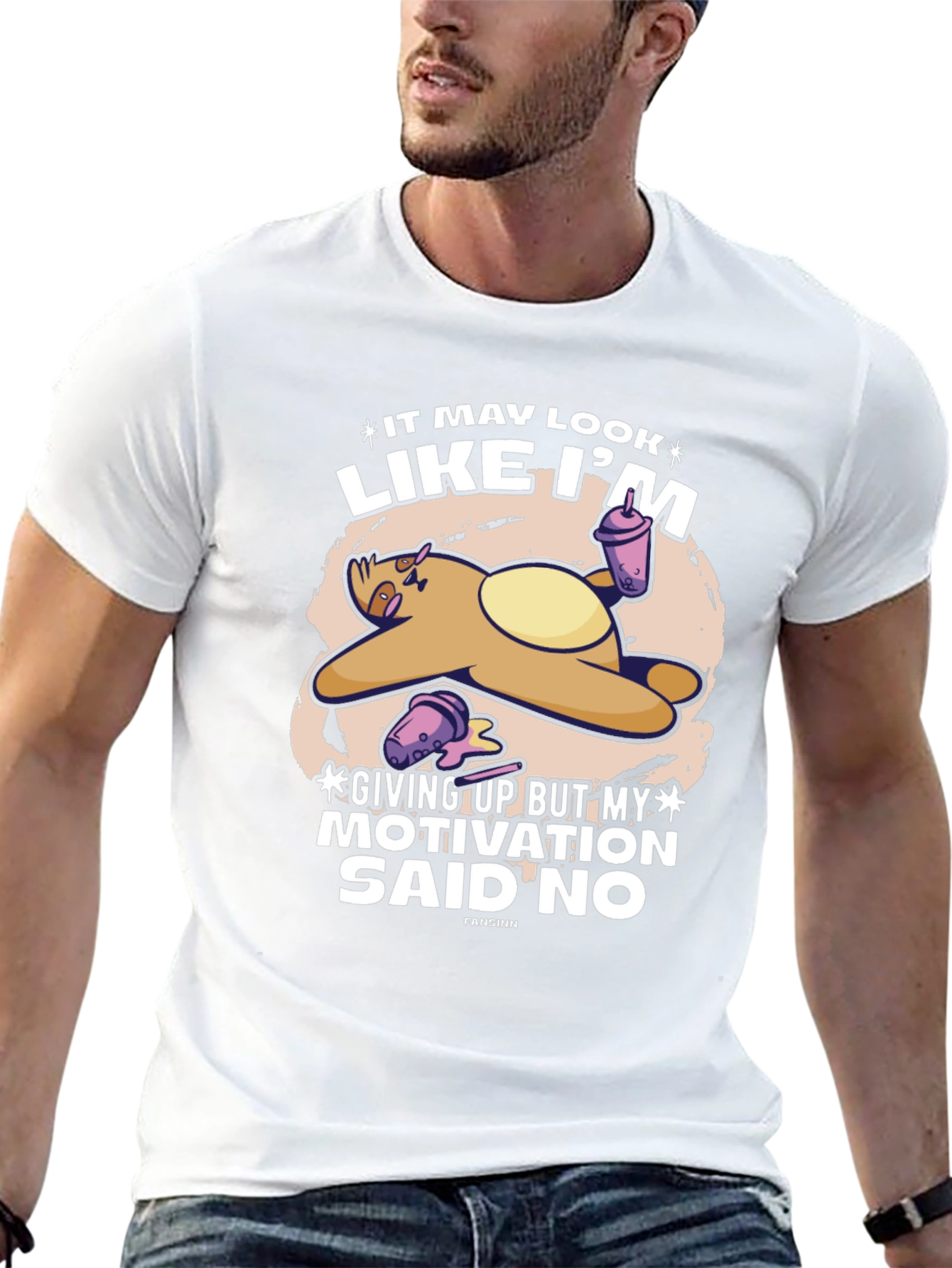 Funny Sloth Motivation T-Shirt