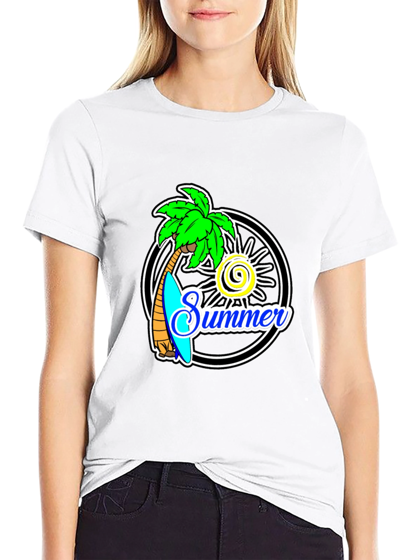 Summer Beach Vibes Graphic T-Shirt