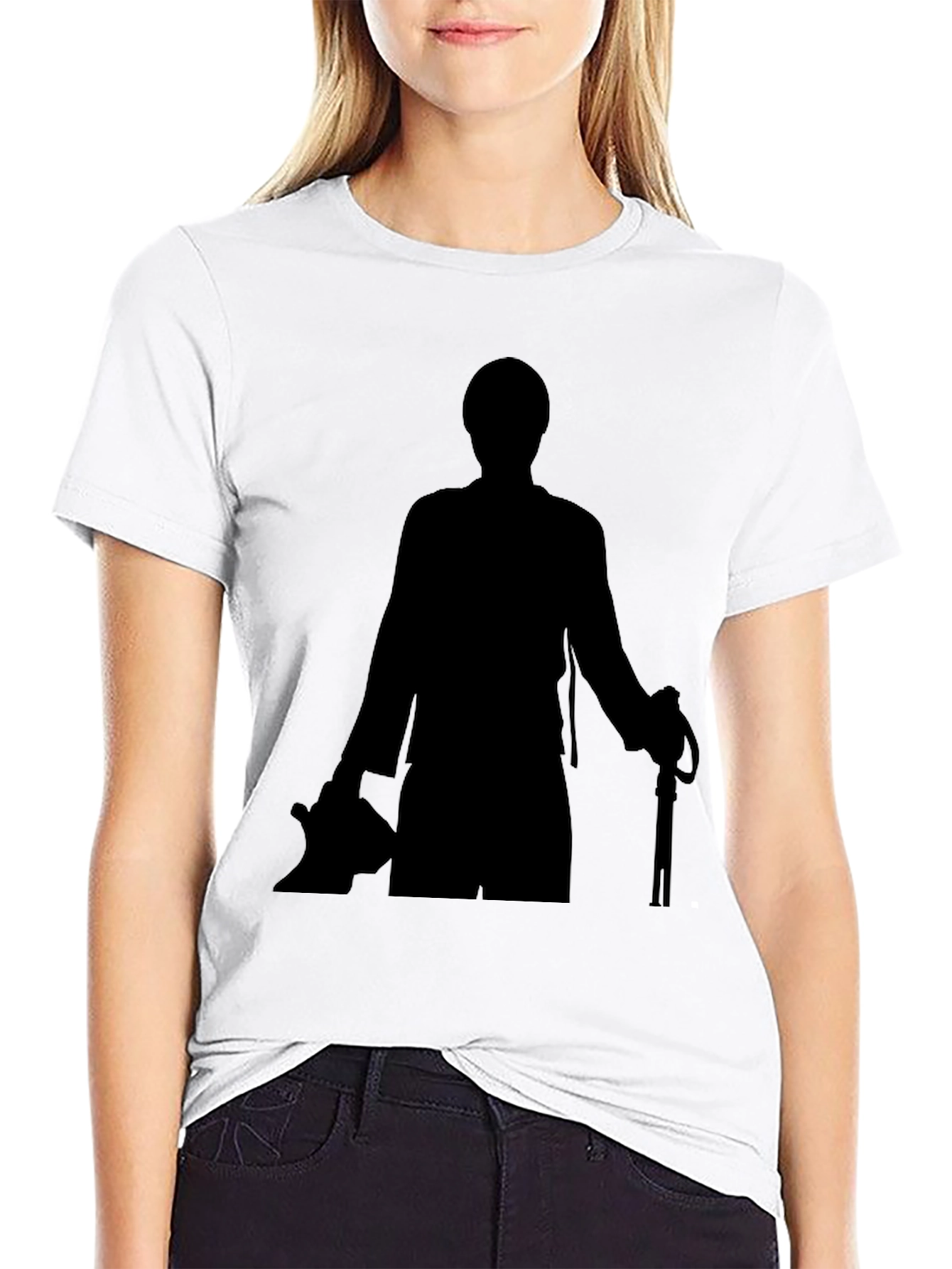 Silhouette Graphic Tee - Mens Black T-Shirt