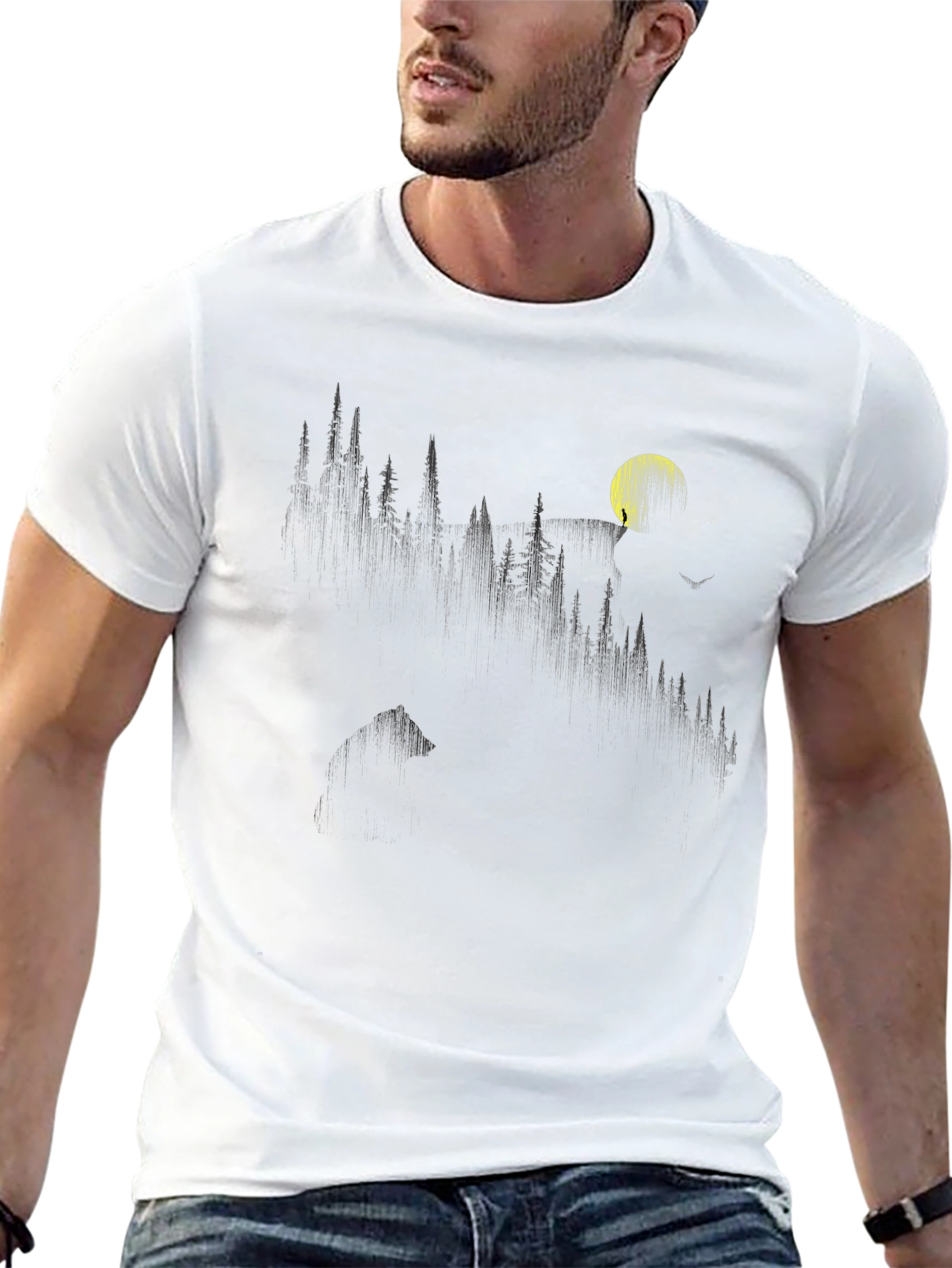 Mountain Moon Graphic Tee