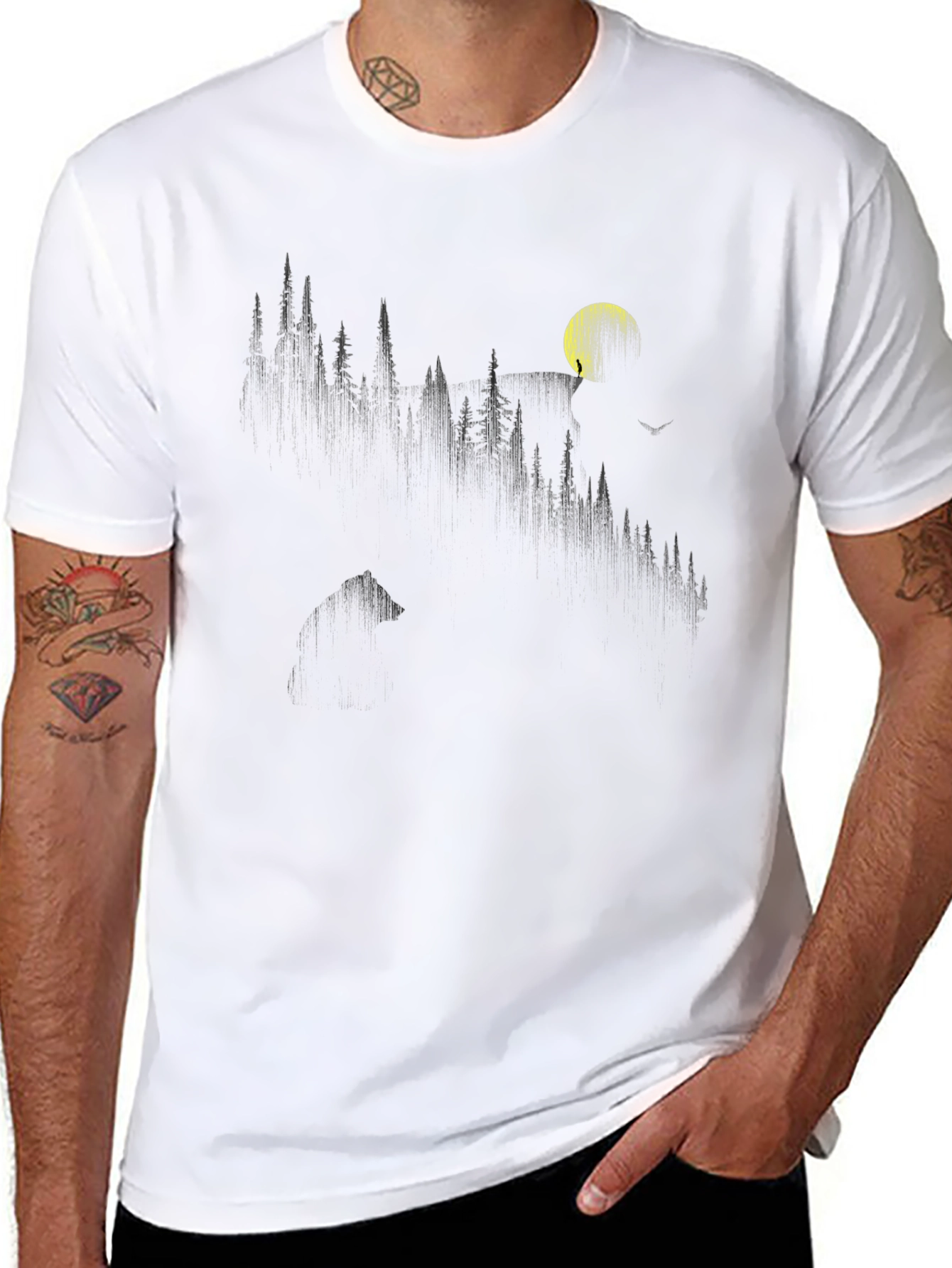 Mountain Moon Graphic Tee